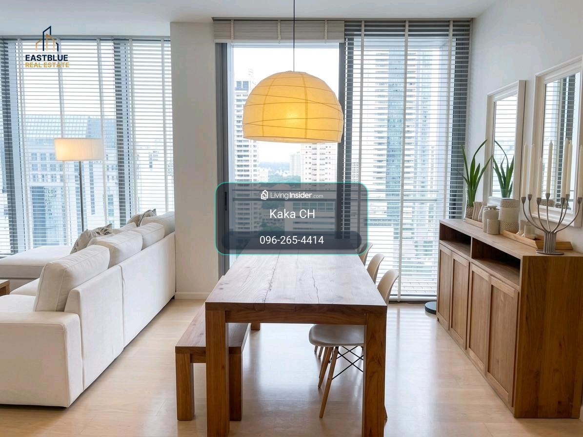 (For Sale🔥) 📍 Saladaeng Residences | 2B2B 92 sq.m. Best price 20.9 MB| Super-luxury condo in Silom/Sathorn area – รูปที่ 3