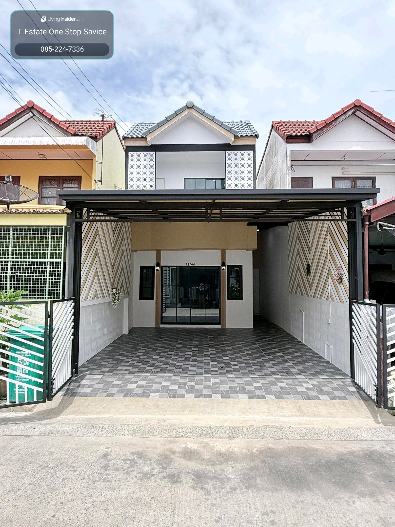 2-story townhouse for sale, Kittichai Villa 3 Village, Mitmaitri, Pracha Ruamjai, Liap Wari, Rat Uthit, Minburi, Nong Chok, Wechakarunrat Hospital. Suvarnabhumi Airport – รูปที่ 2
