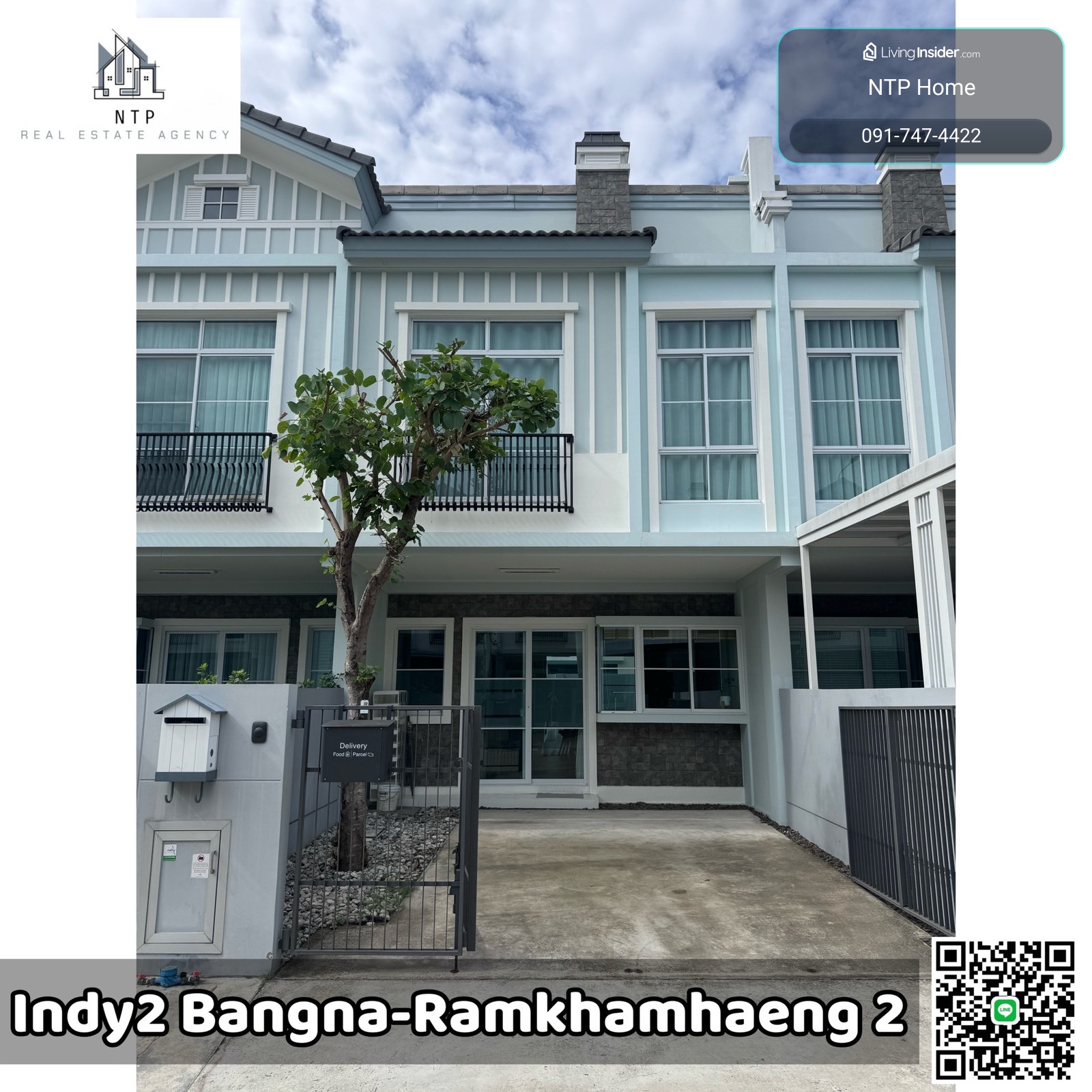 For rent | ทาวน์โฮม 2 ชั้น หมู่บ้าน Indy2 บางนา-รามคำแหง2 ทำเลดี ตรงข้าม Mega Bangna  🛍️ ราคาดีเพียง 29,000 THB/month 🚨 ตกแต่งสวย เฟอร์นิเจอร์ IKEA เกือบทั้งหลัง ✅ – รูปที่ 3