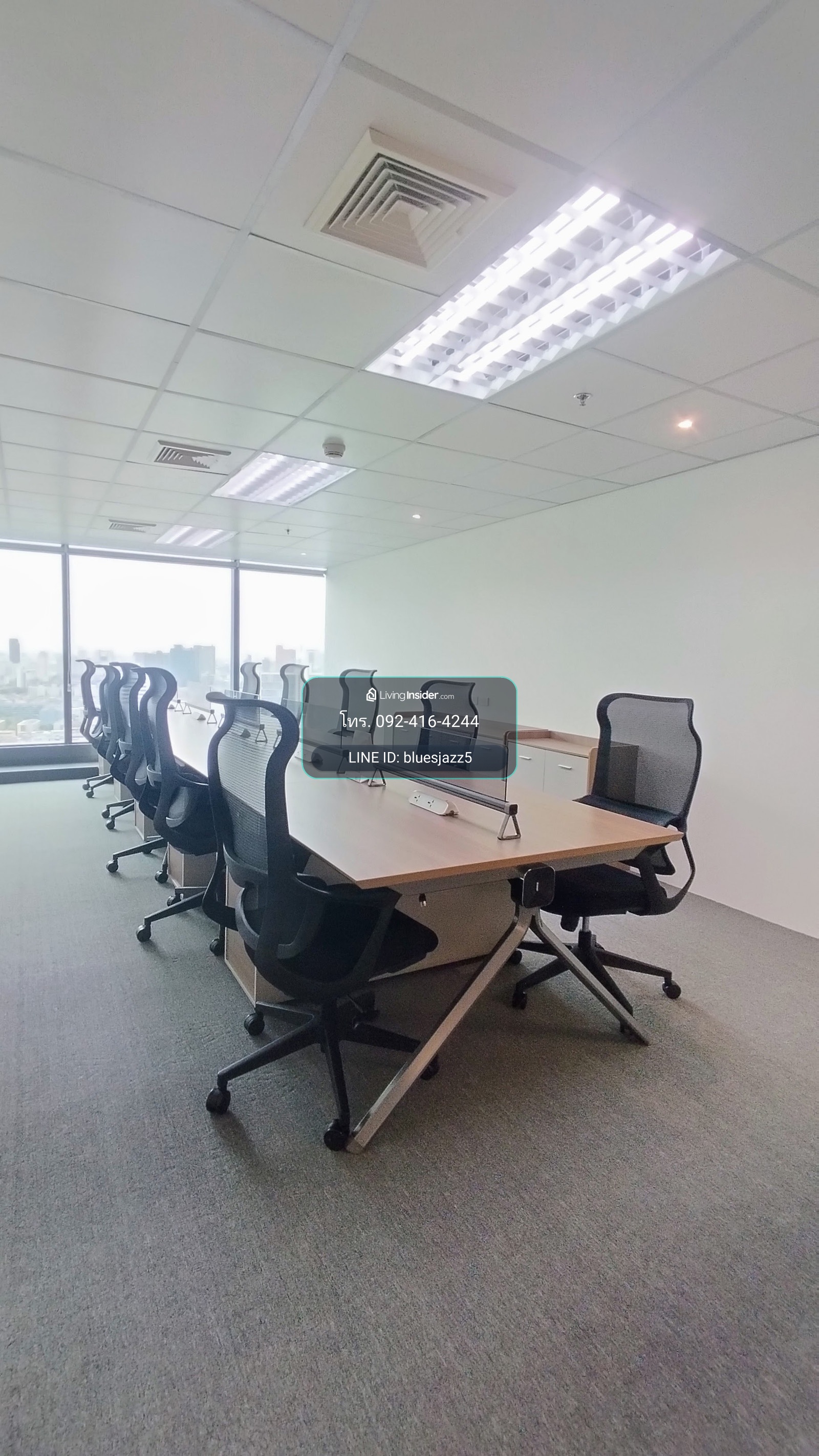 ให้เช่า Skyy9 Centre 40ตรม สำนักงานให้เช่า ตกแต่งเฟอร์ฯครบ พร้อมใช้งาน ใกล้ MRT พระราม9 เซ็นทรัล พระราม 9 รพ.พระราม 9 – รูปที่ 3
