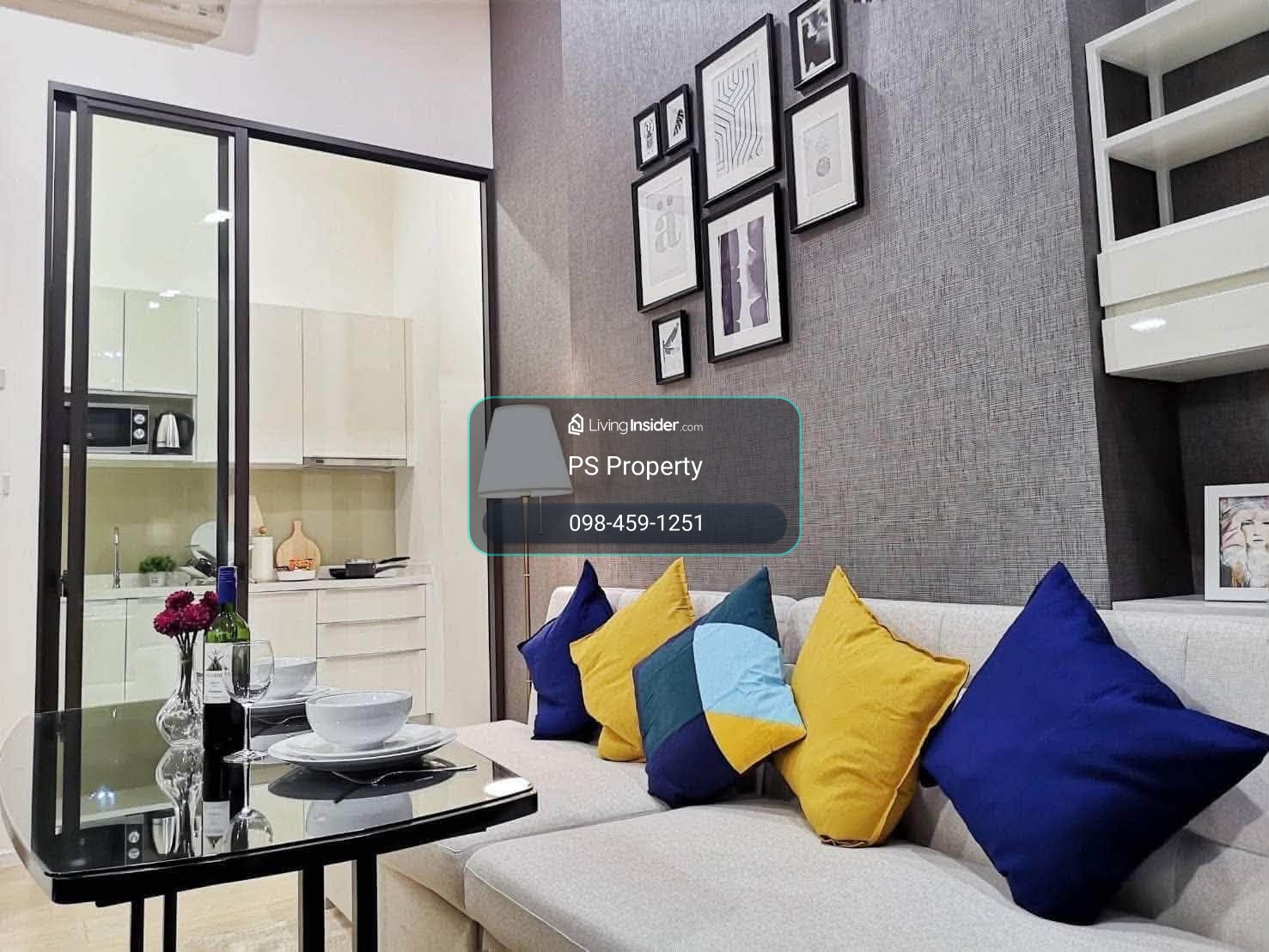 ให้เช่า 🔥 Chewathai Residence Asoke 🔥 เฟอร์นิเจอร์ และ เครื่องใช้ไฟฟ้าครบ ใกล้ MRT พระราม 9 – รูปที่ 4