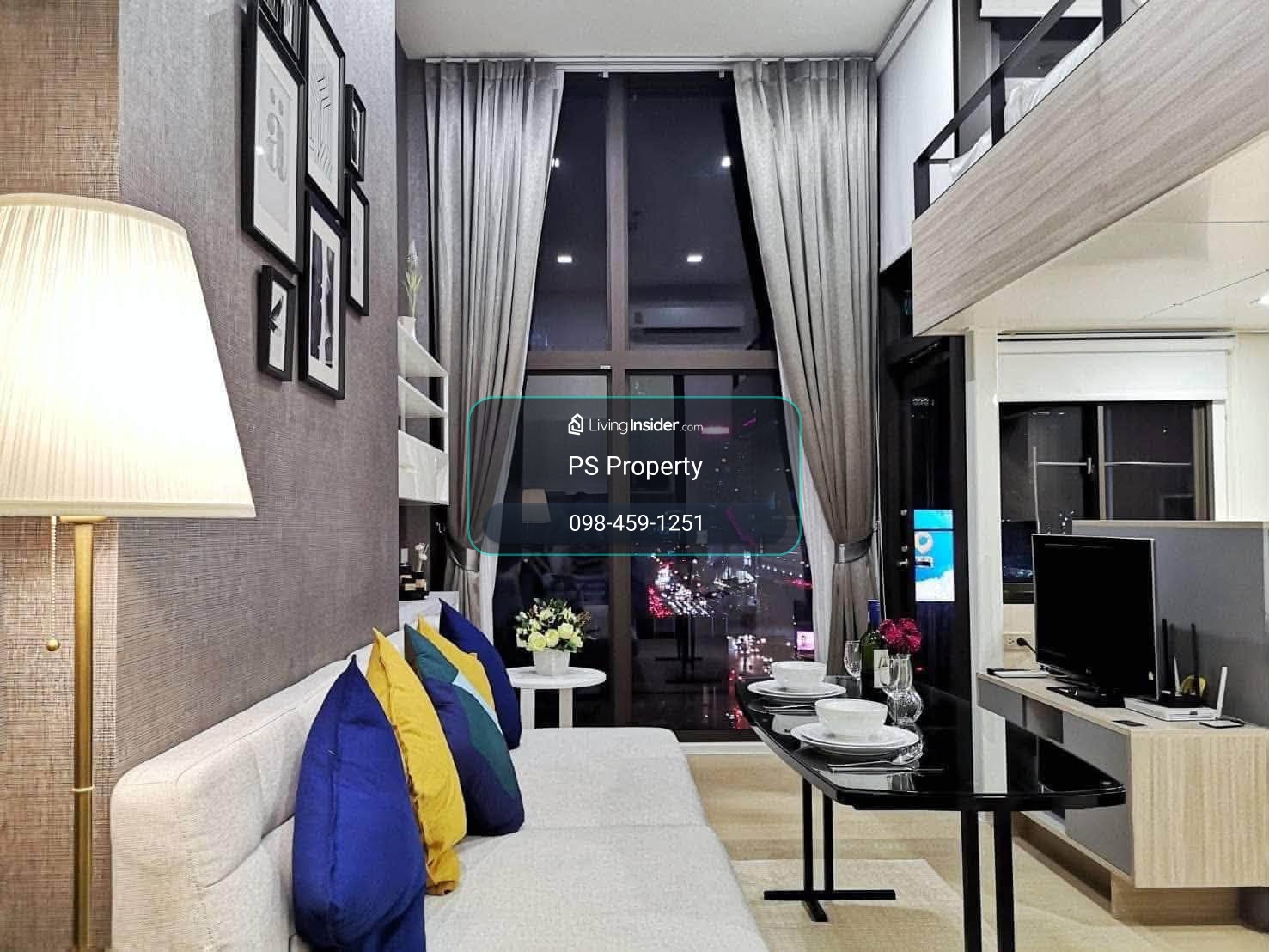 ให้เช่า 🔥 Chewathai Residence Asoke 🔥 เฟอร์นิเจอร์ และ เครื่องใช้ไฟฟ้าครบ ใกล้ MRT พระราม 9 – รูปที่ 3