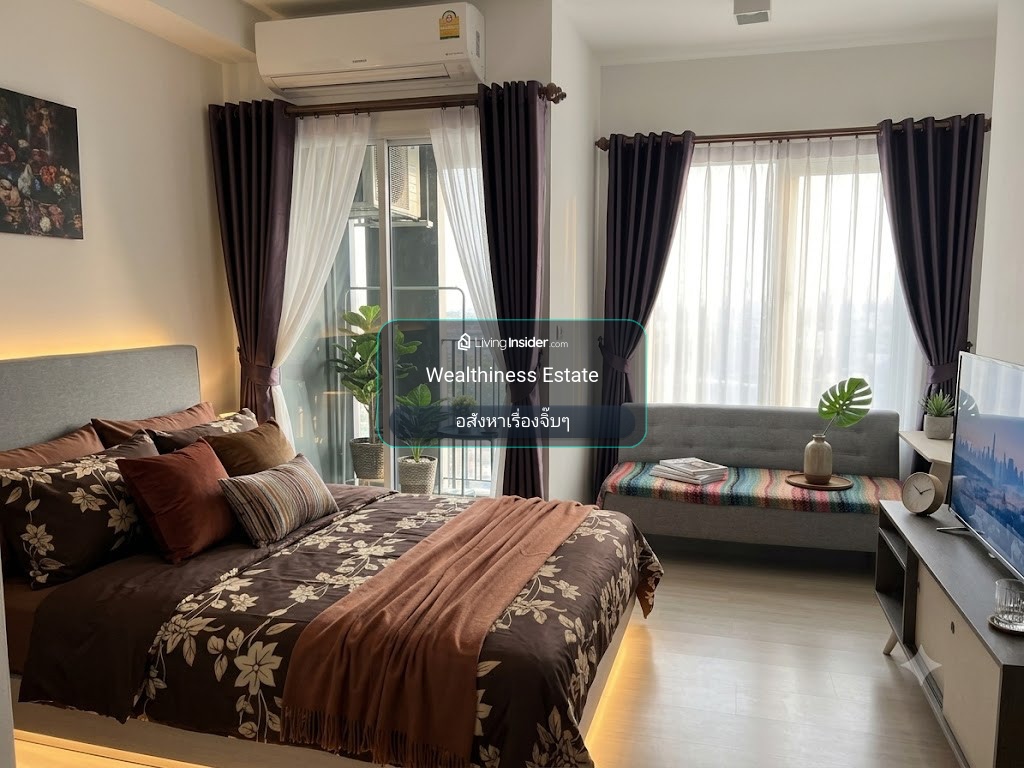 ขายคอนโดเฟอร์นิเจอร์ครบ📍Chapter One Eco Ratchada - Huai Khwang | พื้นที่ 23 ตร.ม. | ราคาขาย 1,990,000|  ติดต่อนัดชม 📞: 065-626-5636 (คุณกี้) – รูปที่ 2