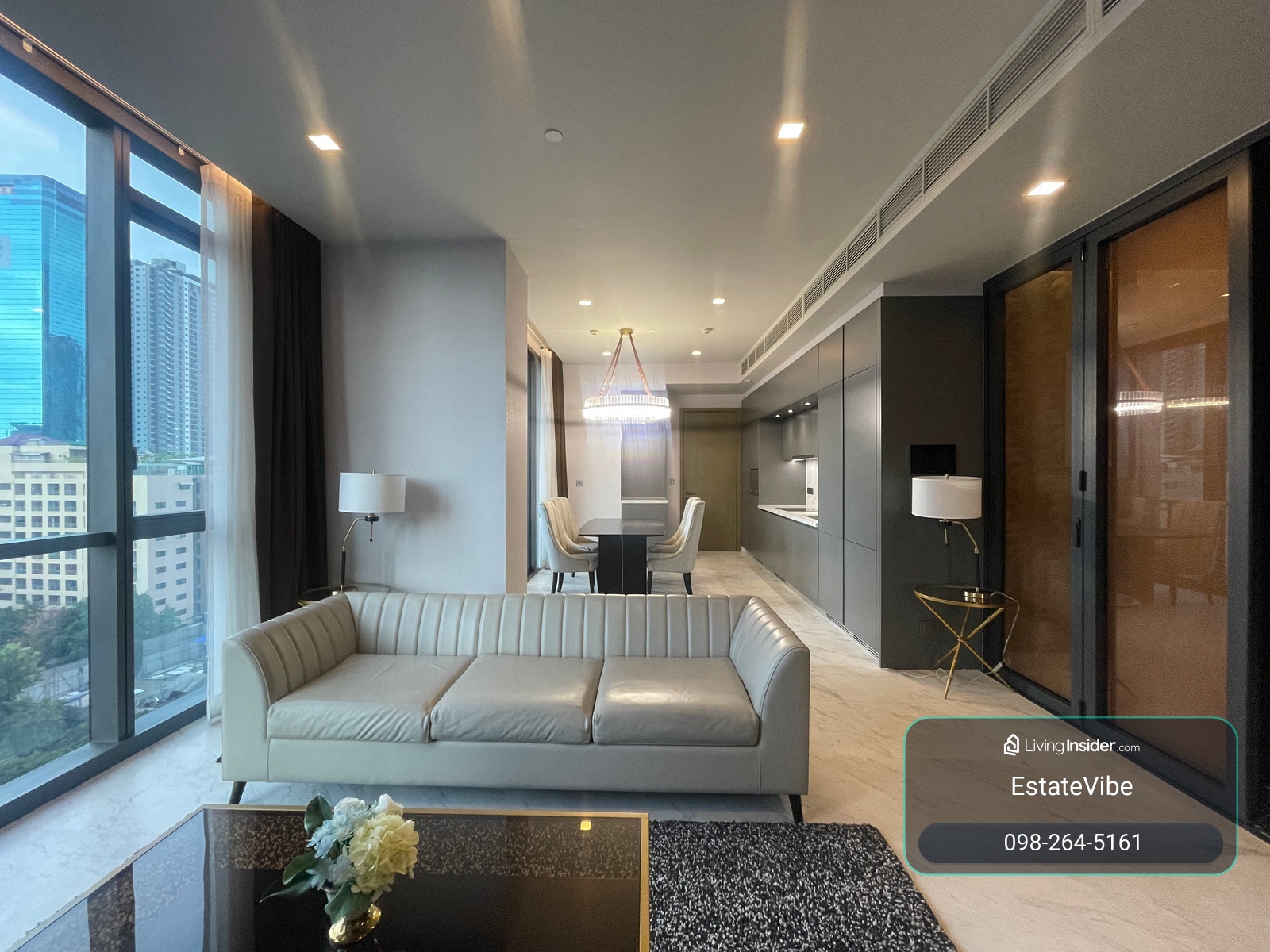 For Rent 🐶Pet-Friendly🐱 ✨The Monument Thong Lo✨ 2 beds, 3 baths, size 125 sqm, Near BTS Thonglor (2.2 km), Tel.0982645161 – รูปที่ 3