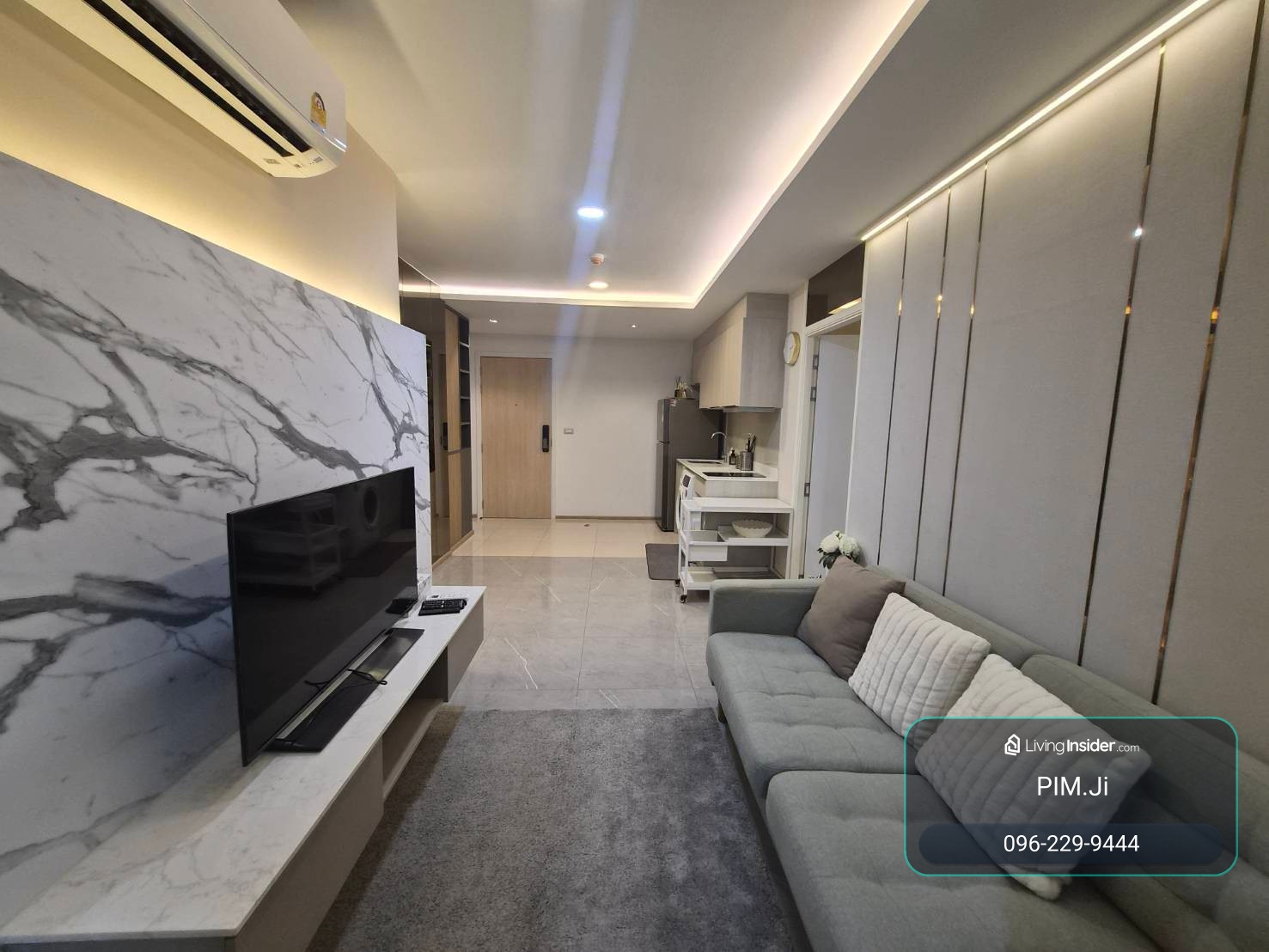 Luxury condo Vtara Sukhumvit 36, large room, 2 bedrooms, 90 sq m, very wide balcony. – รูปที่ 2
