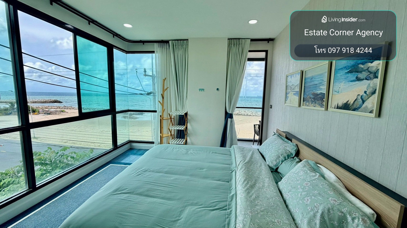 95182 - Beachfront Condo for SALE!! The Courtyard Rayong ห้องหัวมุม ตกแต่งพร้อมอยู่ – รูปที่ 3