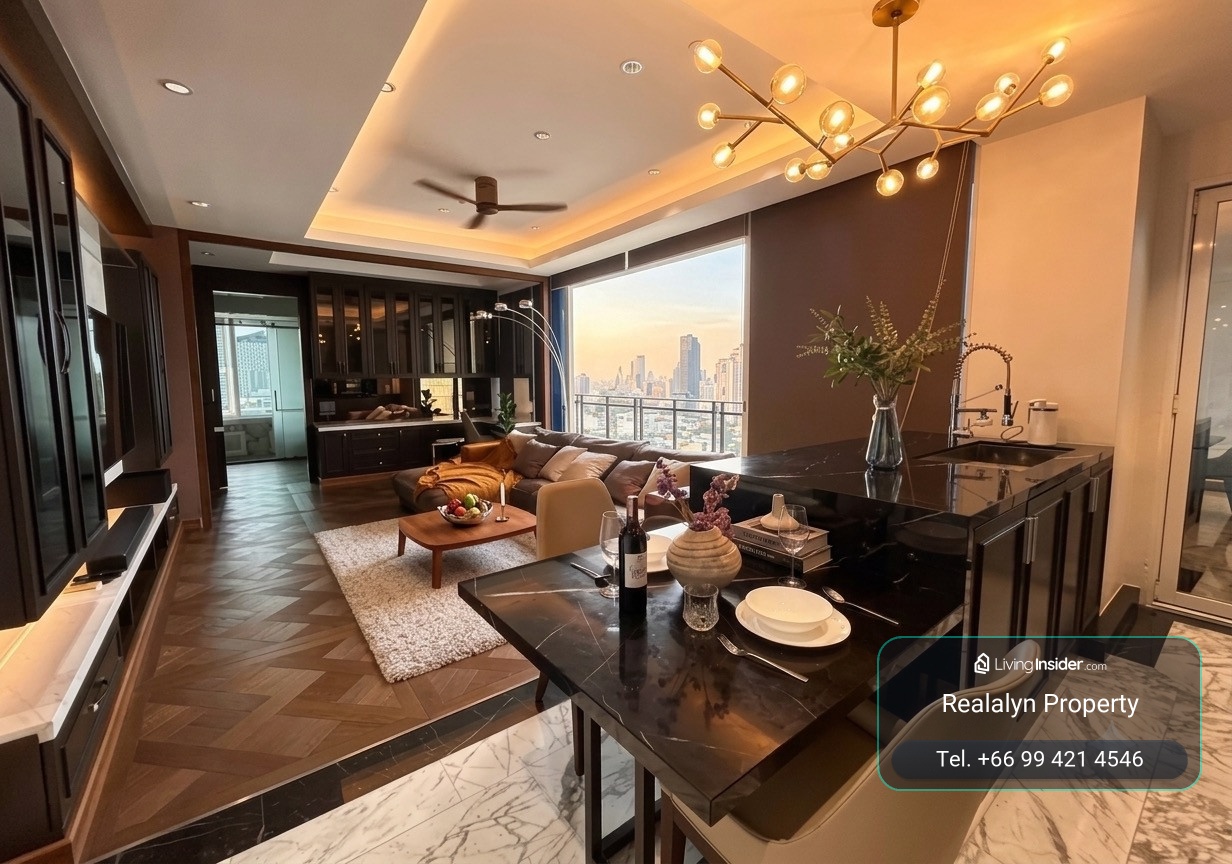 🏙️✨ LUXURY HIGH-FLOOR 2BR | 112 SQ.M. | ROYCE PRIVATE RESIDENCES | 100K ✨ – รูปที่ 3