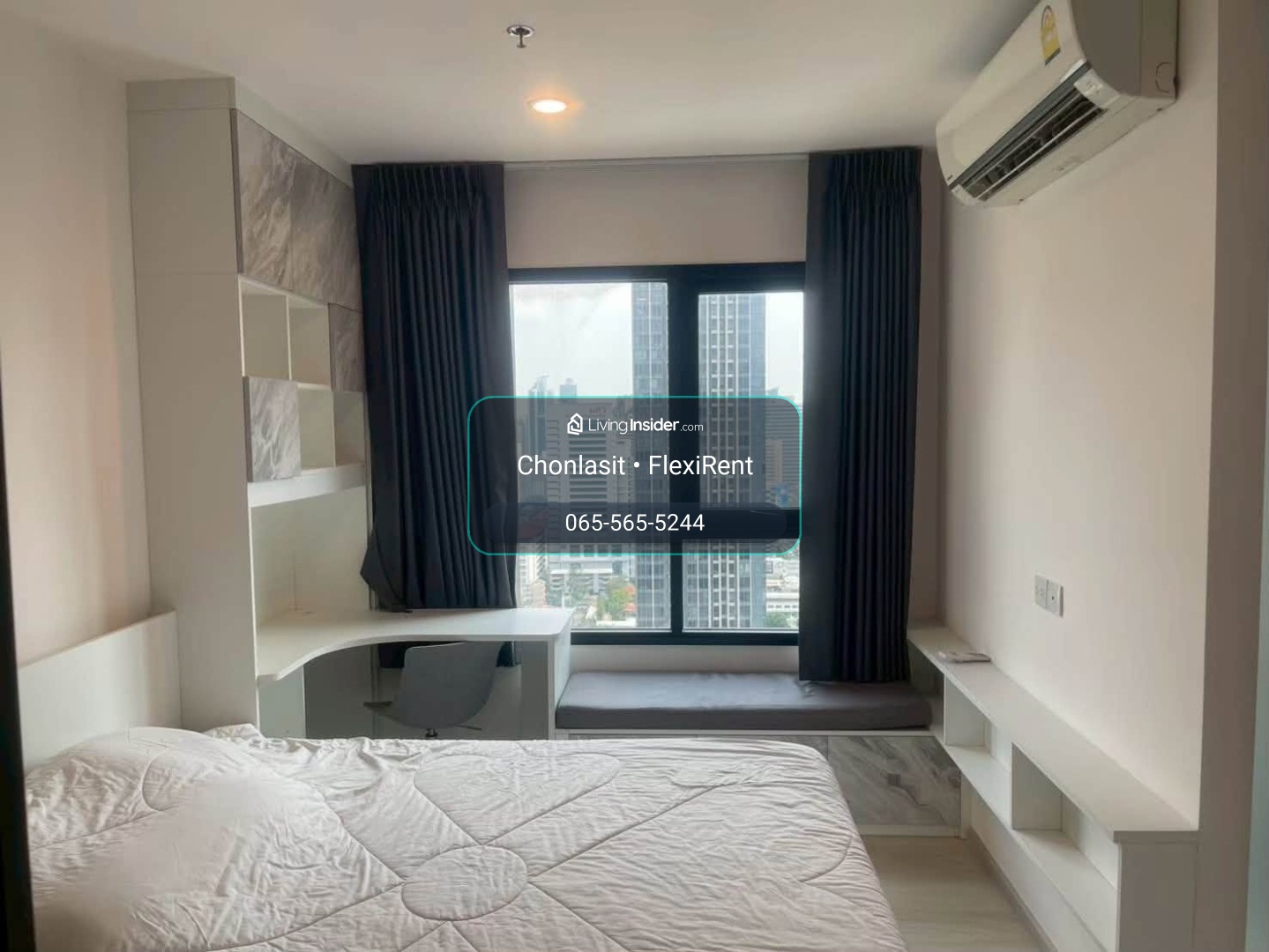 🏙️ **Life Asoke | เดินถึง Airport Rail Link มักกะสัน และ MRT เพชรบุรี | ห้องชั้นสูง Fully Furnished พร้อมเข้าอยู่* – รูปที่ 3