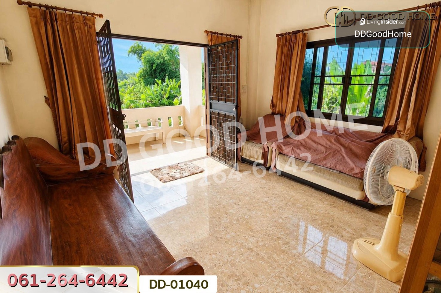 บ้านเดี่ยว สวรรคโลก สุโขทัย ใกล้โกลบอลเฮ้าส์ สาขาสวรรคโลก DD-01040 – รูปที่ 3