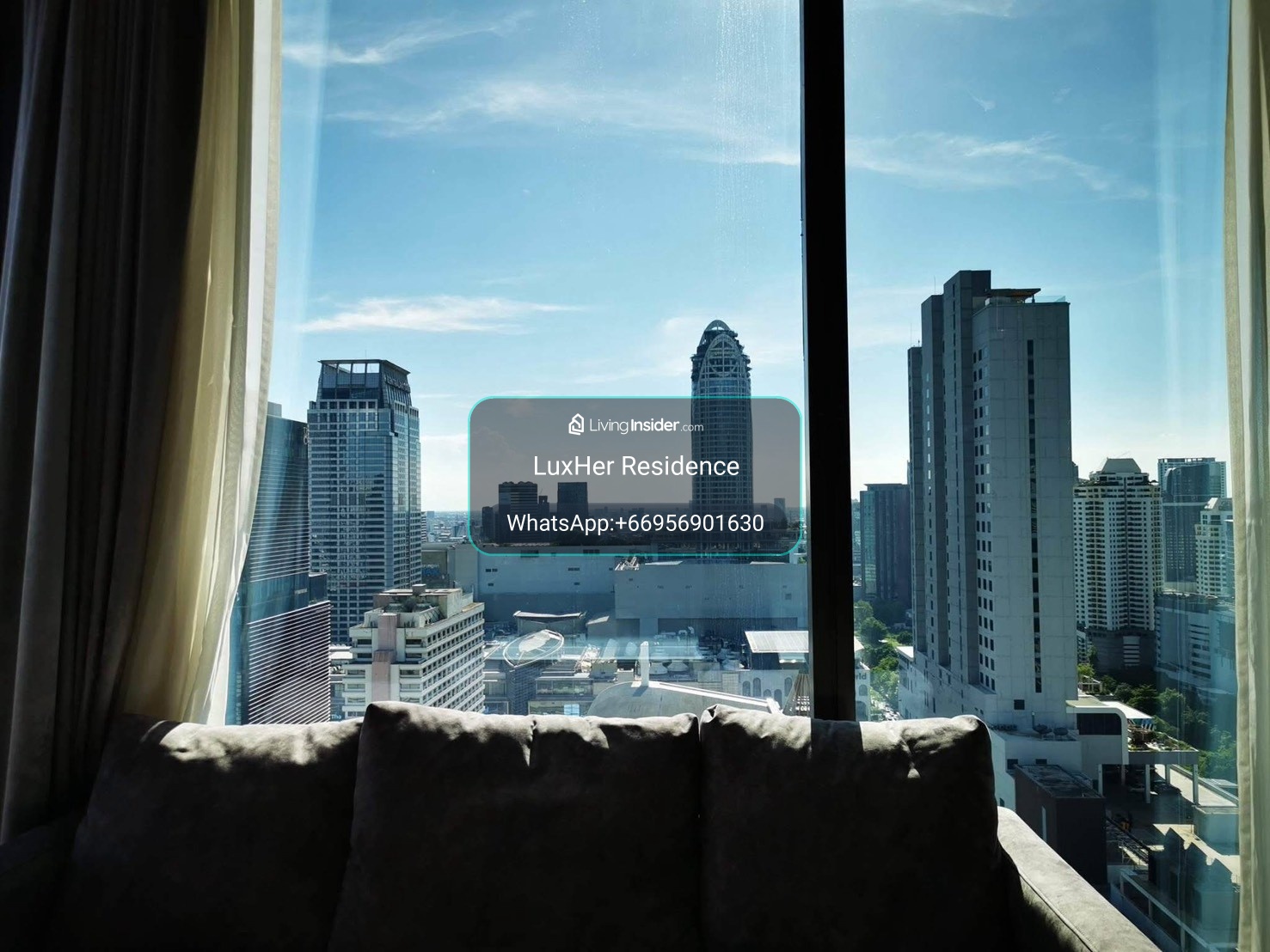 🏙️ 28 Chidlom l Panoramic view ✨ ห้องมุม วิวกระจกโค้ง  – รูปที่ 3