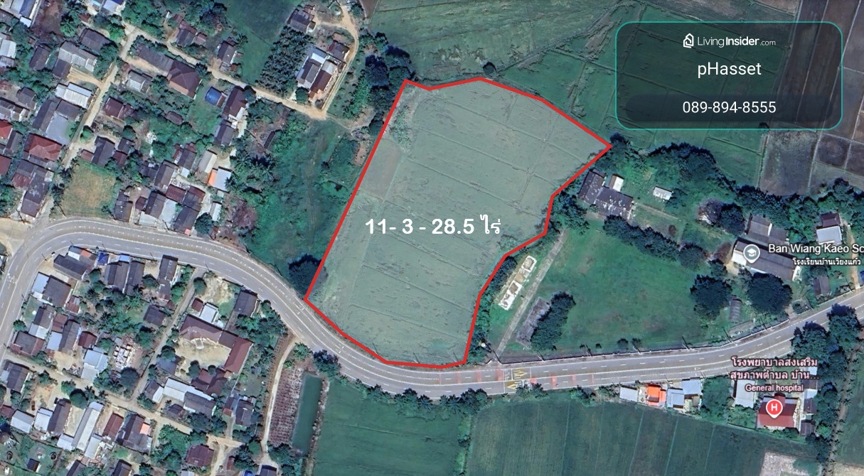 Land in Chiang Saen, large plot, next to the road, very cheap price. – รูปที่ 2