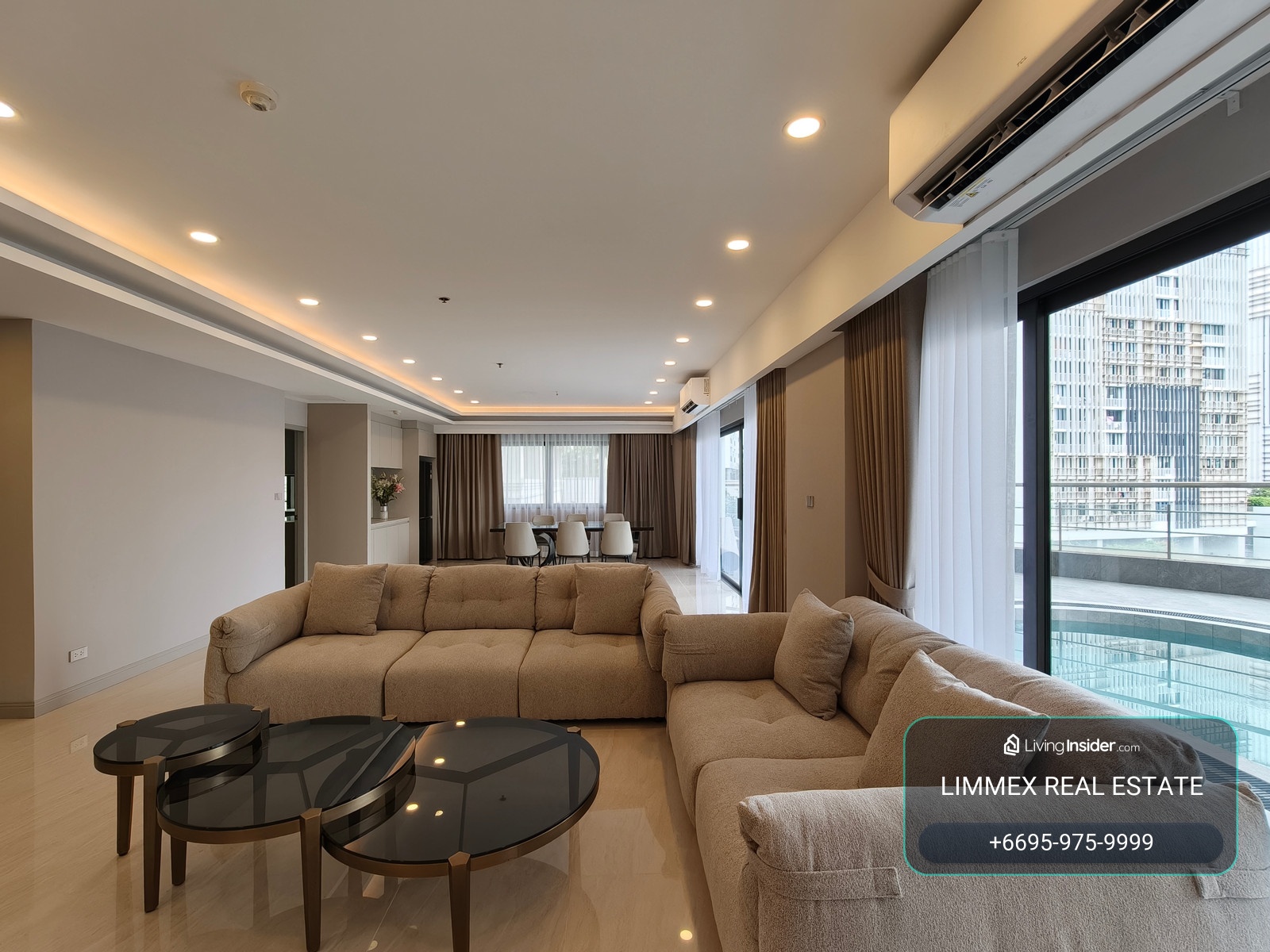 Duplex condo for an elite family that feels like living in a house. Completely newly decorated, with private swimming pool – รูปที่ 3