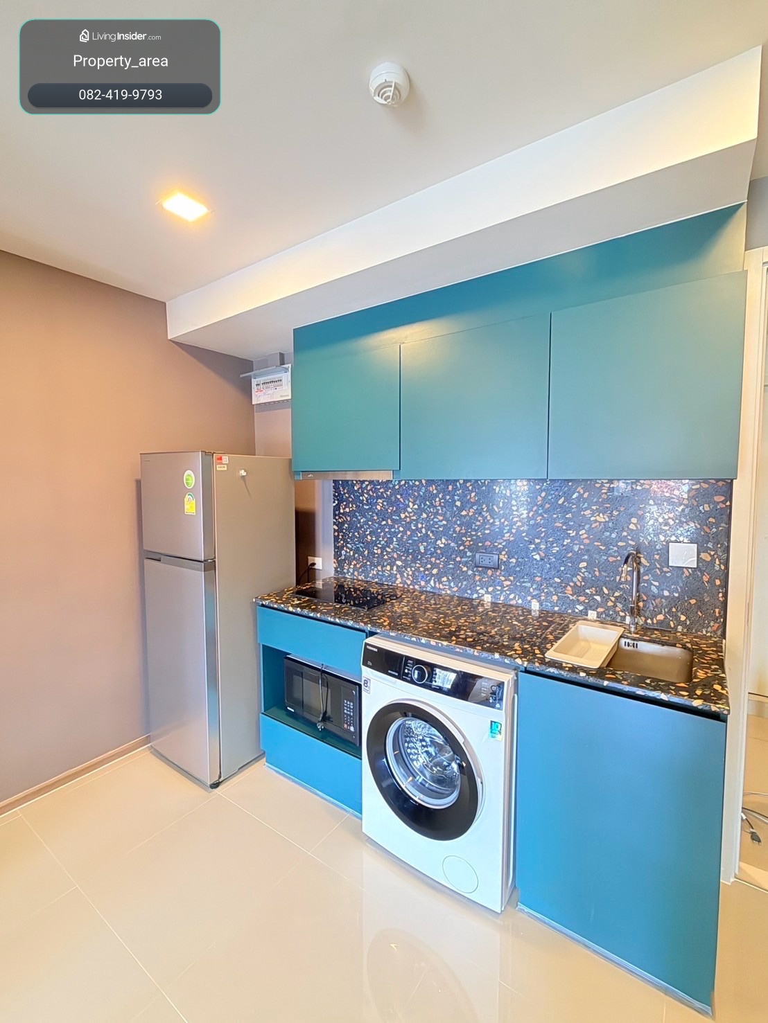 ให้เช่า  The base sukhumvit 50 ชั้น 6ขนาด 35 ตร.ม. onebed plus 1ห้องนอน 1 ห้องน้ำ ราคา 18,000 บาท onebed pluseใกล้บีทีเอส อ่อนนุช 🚝พร้อมอยู่ต่อรองได้ – รูปที่ 4
