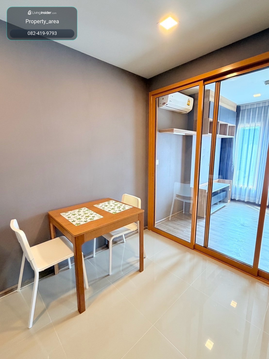 ให้เช่า  The base sukhumvit 50 ชั้น 6ขนาด 35 ตร.ม. onebed plus 1ห้องนอน 1 ห้องน้ำ ราคา 18,000 บาท onebed pluseใกล้บีทีเอส อ่อนนุช 🚝พร้อมอยู่ต่อรองได้ – รูปที่ 3