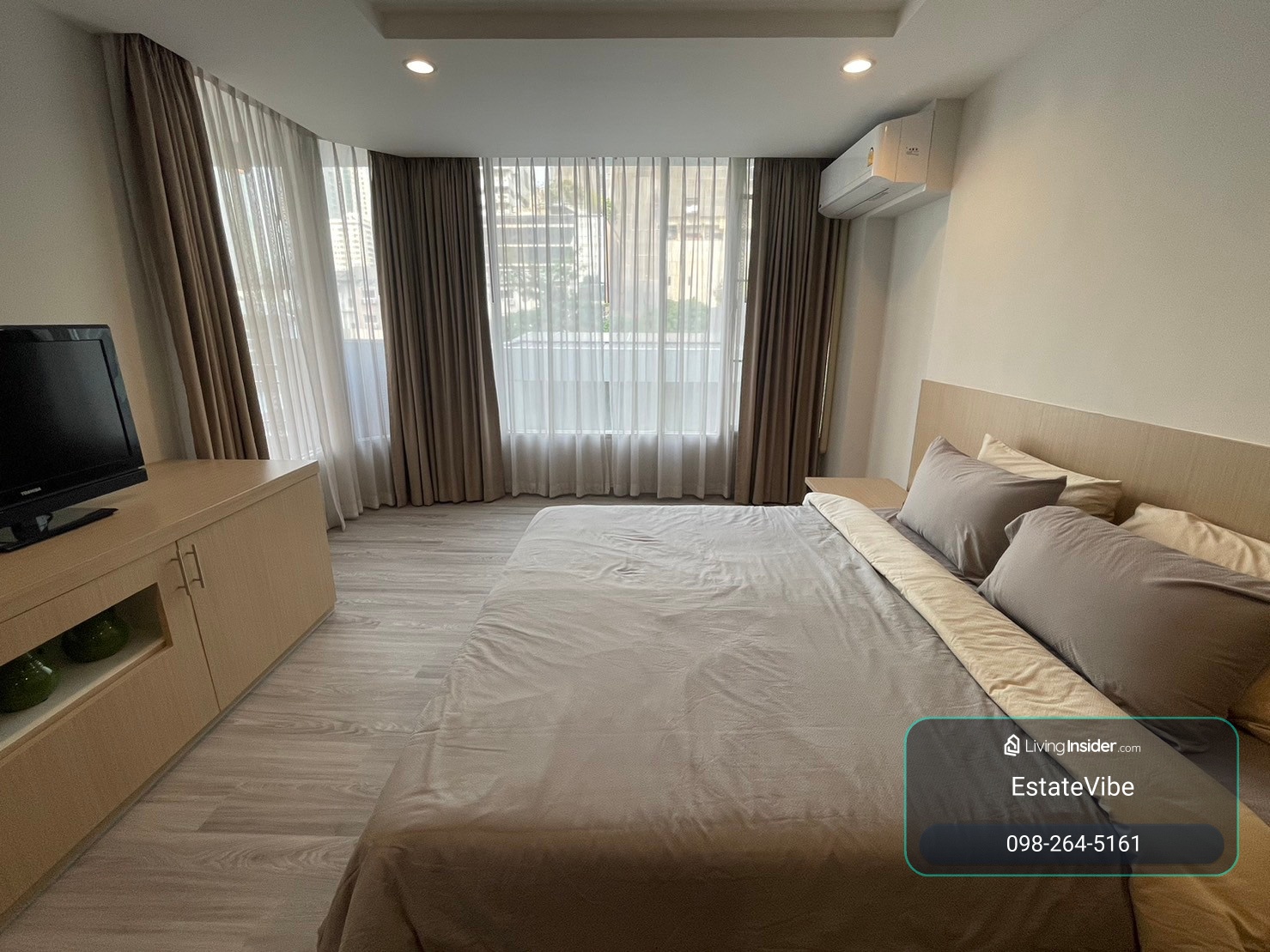 🐱🐶For Rent ✨Pet-friendly Apartment in Phrom Phong✨ 2 beds, 2 baths, size 150 sqm, Near BTS Phromphong (1.1 km), Tel.0982645161 – รูปที่ 4