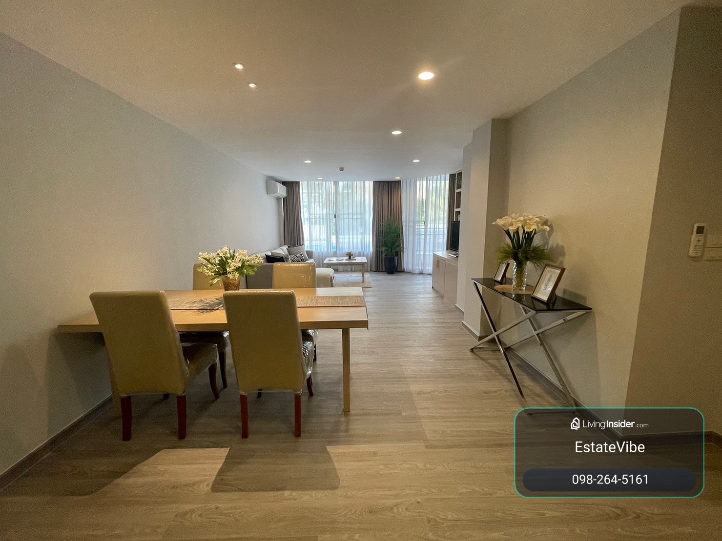 🐱🐶For Rent ✨Pet-friendly Apartment in Phrom Phong✨ 2 beds, 2 baths, size 150 sqm, Near BTS Phromphong (1.1 km), Tel.0982645161 – รูปที่ 2