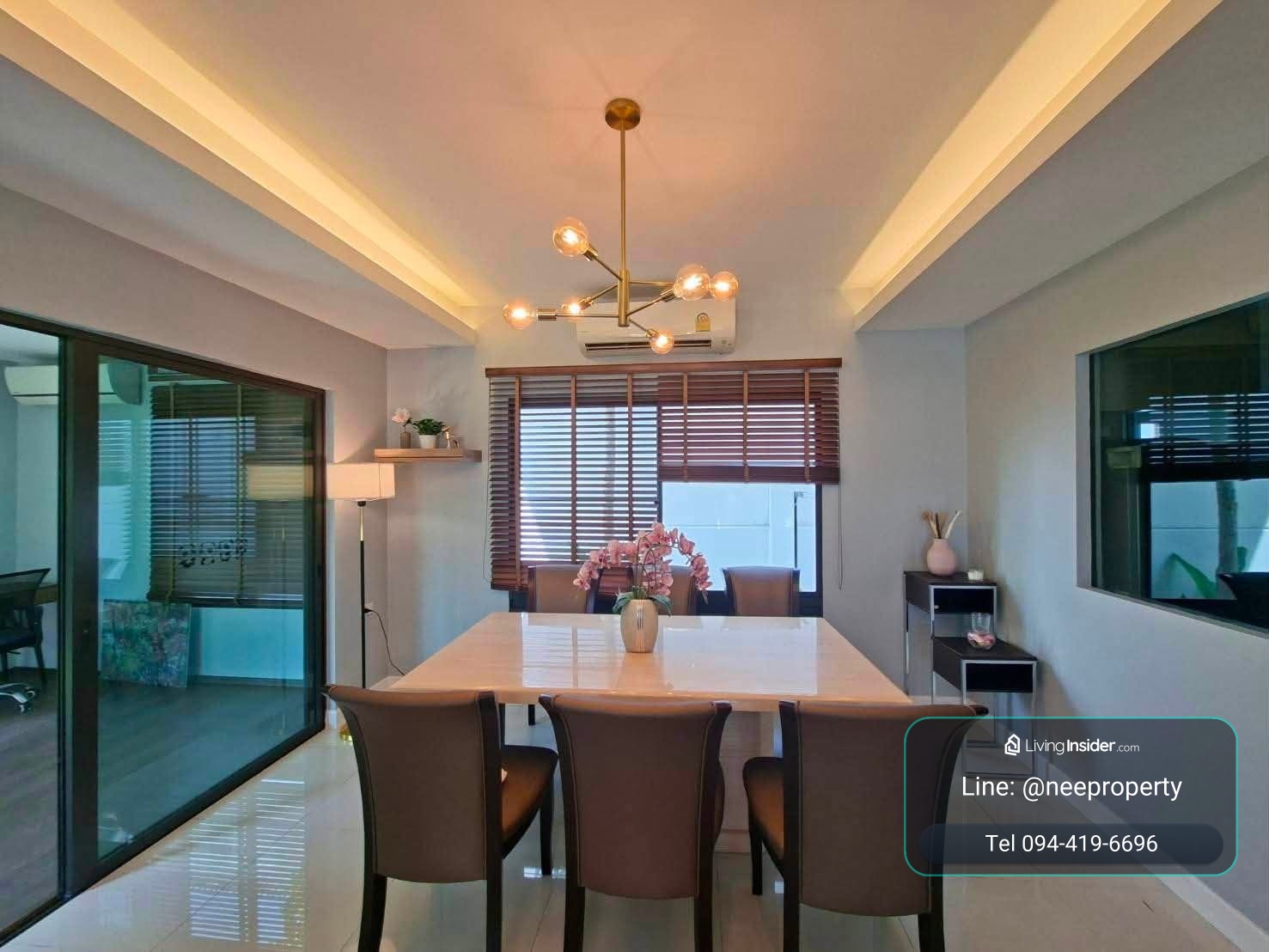 ให้เช่า บ้านเดี่ยวติด เมกะ บางนา | มัณฑนา บางนา กม.7 บ้านร่มรื่น พื้นที่กว้าง พร้อมเข้าอยู่  – รูปที่ 3