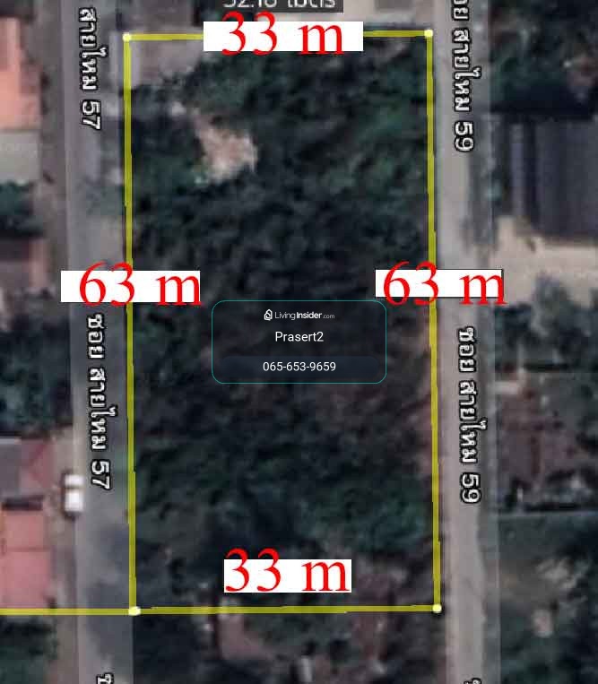 ให้เช่าที่ดินสายไหมซอย 57-59  ขนาด 500 ตรว – รูปที่ 2