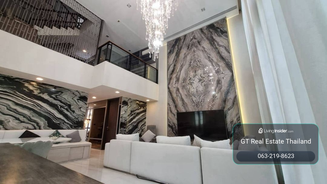 Luxurious townhome for rent at Quarter 31, convenient travel, close to the BTS, beautifully decorated, fully furnished, ready for rent. – รูปที่ 2