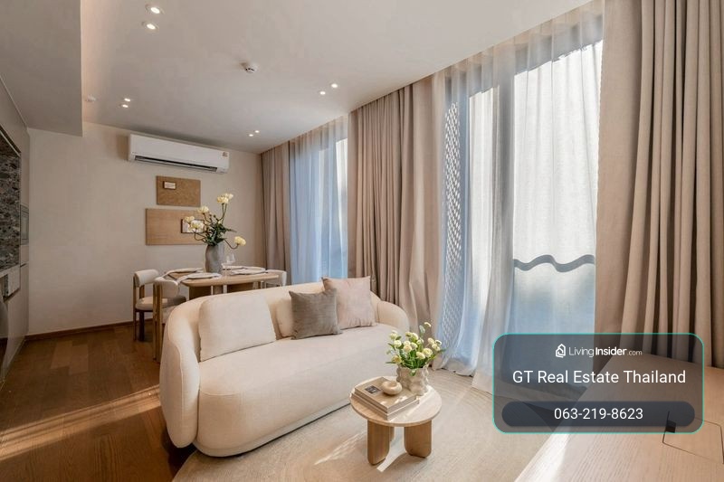 Condo Via 34, convenient travel, close to BTS, has a shuttle, beautifully decorated room, fully furnished. Ready for rent!! – รูปที่ 2