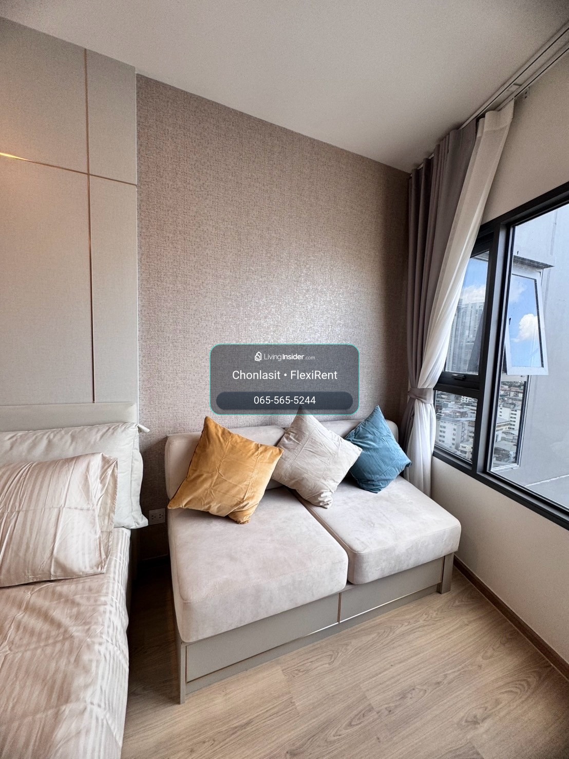 ✨ New room, never occupied | 21st floor | 23,000 baht/month ✨ 🏙️ Life Rama 4 – Asoke | Studio 27 sq m. | Ready to move in – รูปที่ 2