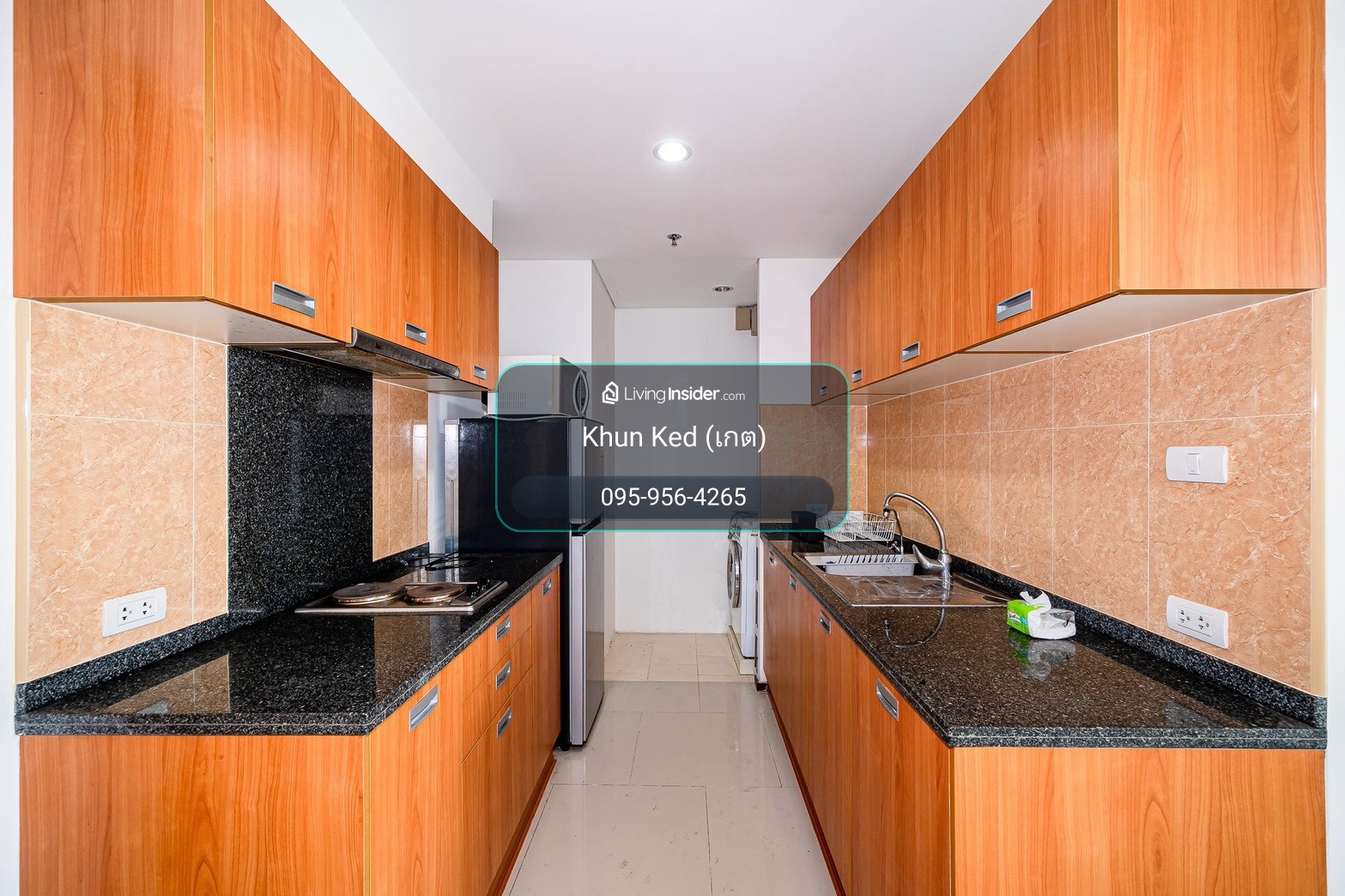 🟢 ให้เช่า คอนโด Villa Sathorn 1 นอน 56 ตร.ม. ห้องกว้างอยู่สบาย แยกเป็นสัดส่วน  ชั้นสูง วิวโล่ง เฟอร์+เครื่องใช้ไฟฟ้าครบครัน ⎯ 🚆 ติด BTS กรุงธนบุรี – รูปที่ 3