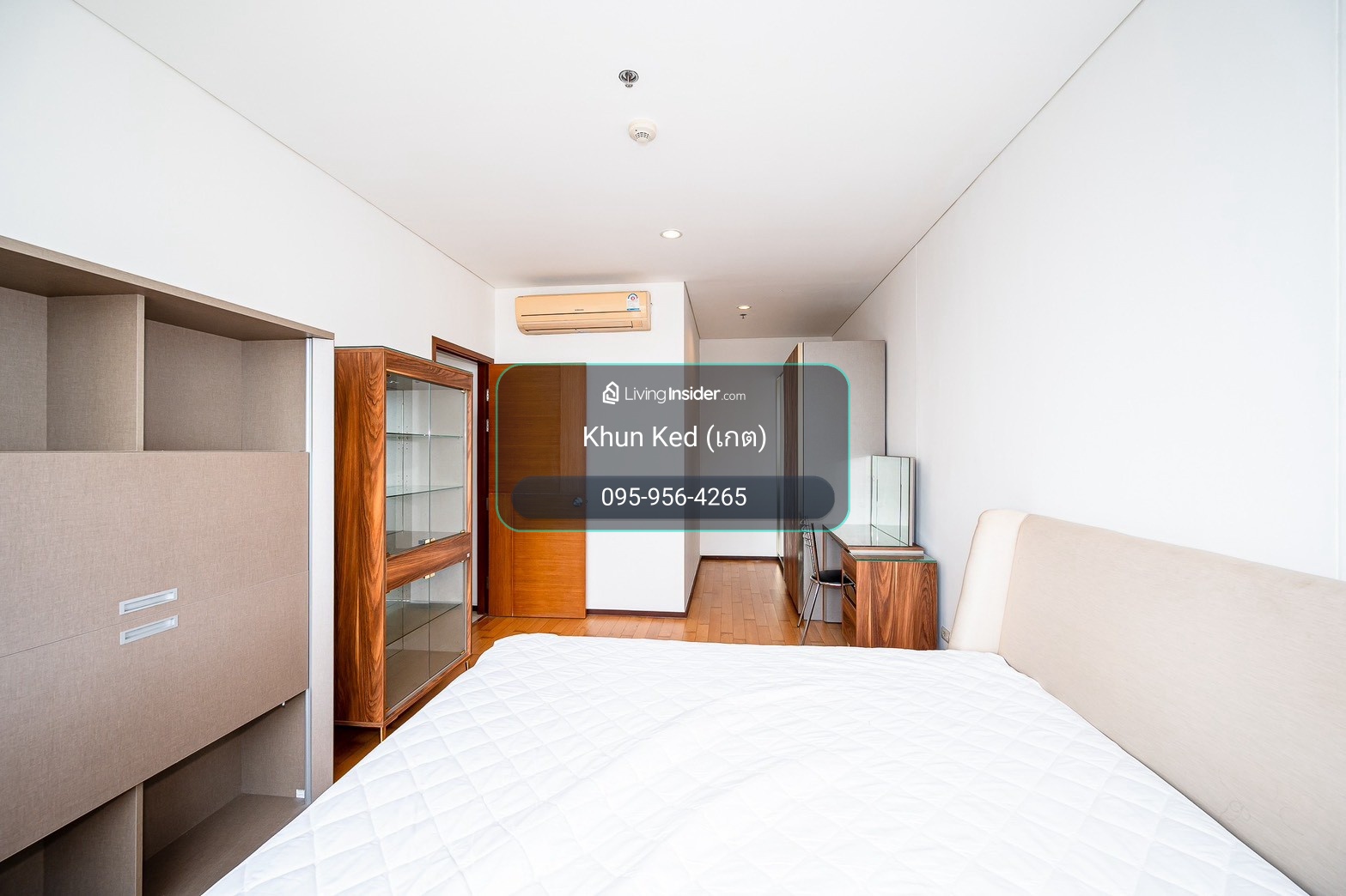 🟢 ให้เช่า คอนโด Villa Sathorn 1 นอน 56 ตร.ม. ห้องกว้างอยู่สบาย แยกเป็นสัดส่วน  ชั้นสูง วิวโล่ง เฟอร์+เครื่องใช้ไฟฟ้าครบครัน ⎯ 🚆 ติด BTS กรุงธนบุรี – รูปที่ 4