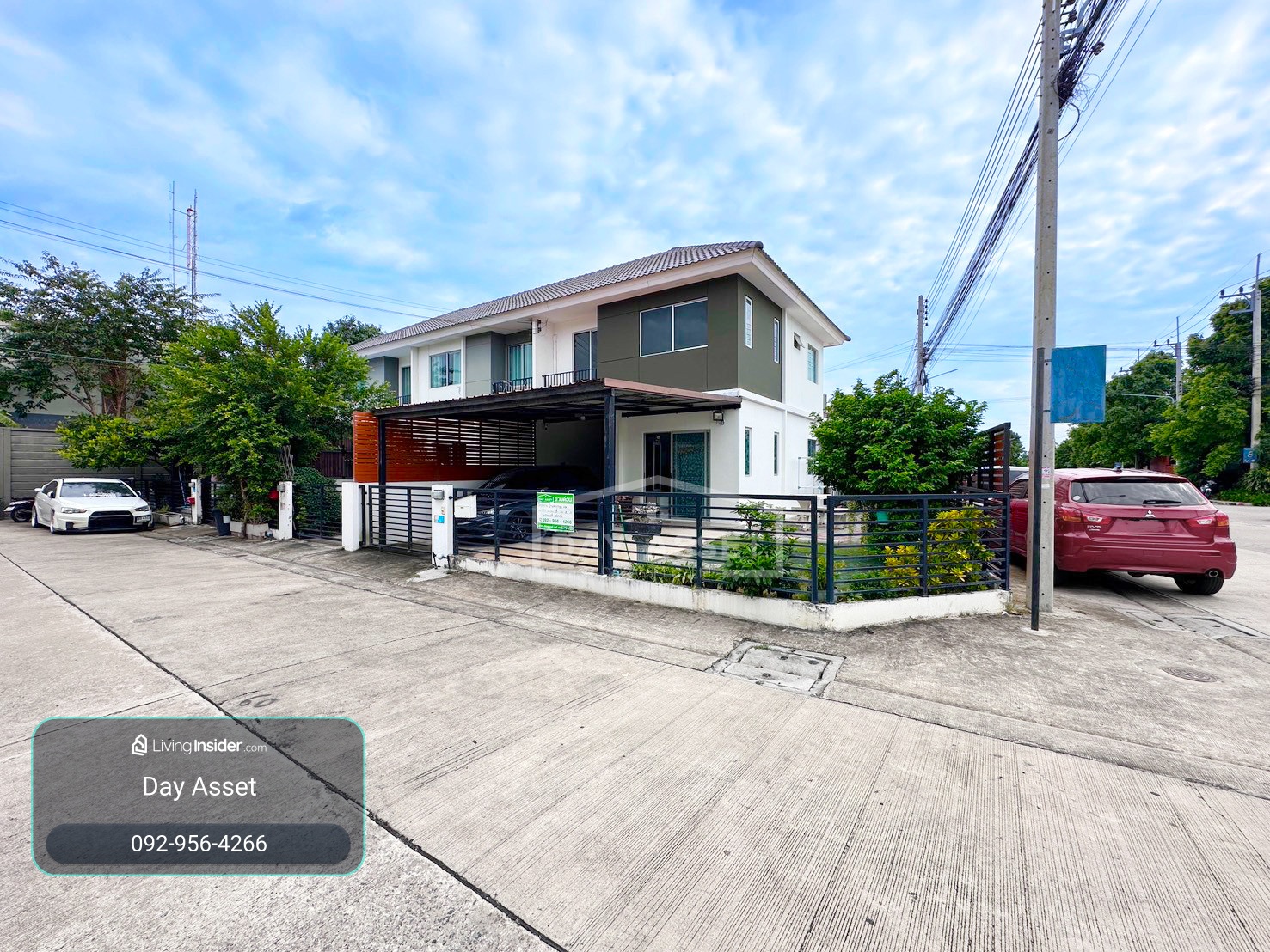 ขายทาวน์เฮาส์ 2 ชั้น (หลังมุมถนนเมน)  หมู่บ้าน พฤกษา 113 : ซอยวัดหนองปรง  เนื้อที่ 32.1 ตร.ว. ขายเพียง 3,190,000 บาท – รูปที่ 2