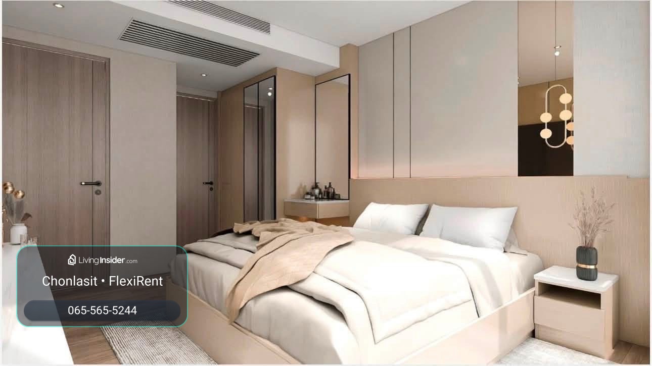🔥 New room, beautiful built-in | Supalai Oriental Sukhumvit 39 ✨ 🏙️ 1 Bedroom | 40 sq m. | 9th floor | View of Asoke and Saen Saep Canal – รูปที่ 4