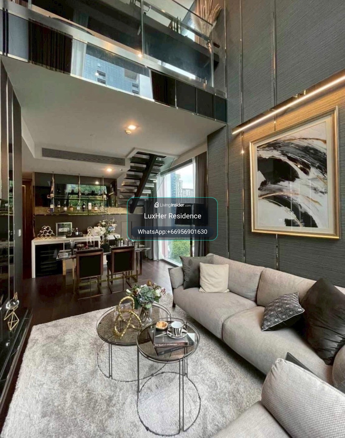 🏙️ LAVIQ Sukhumvit 57 | Ultra Luxury Living | Special Unit with Dual Access 💎 Entrances on Both Floors – รูปที่ 2