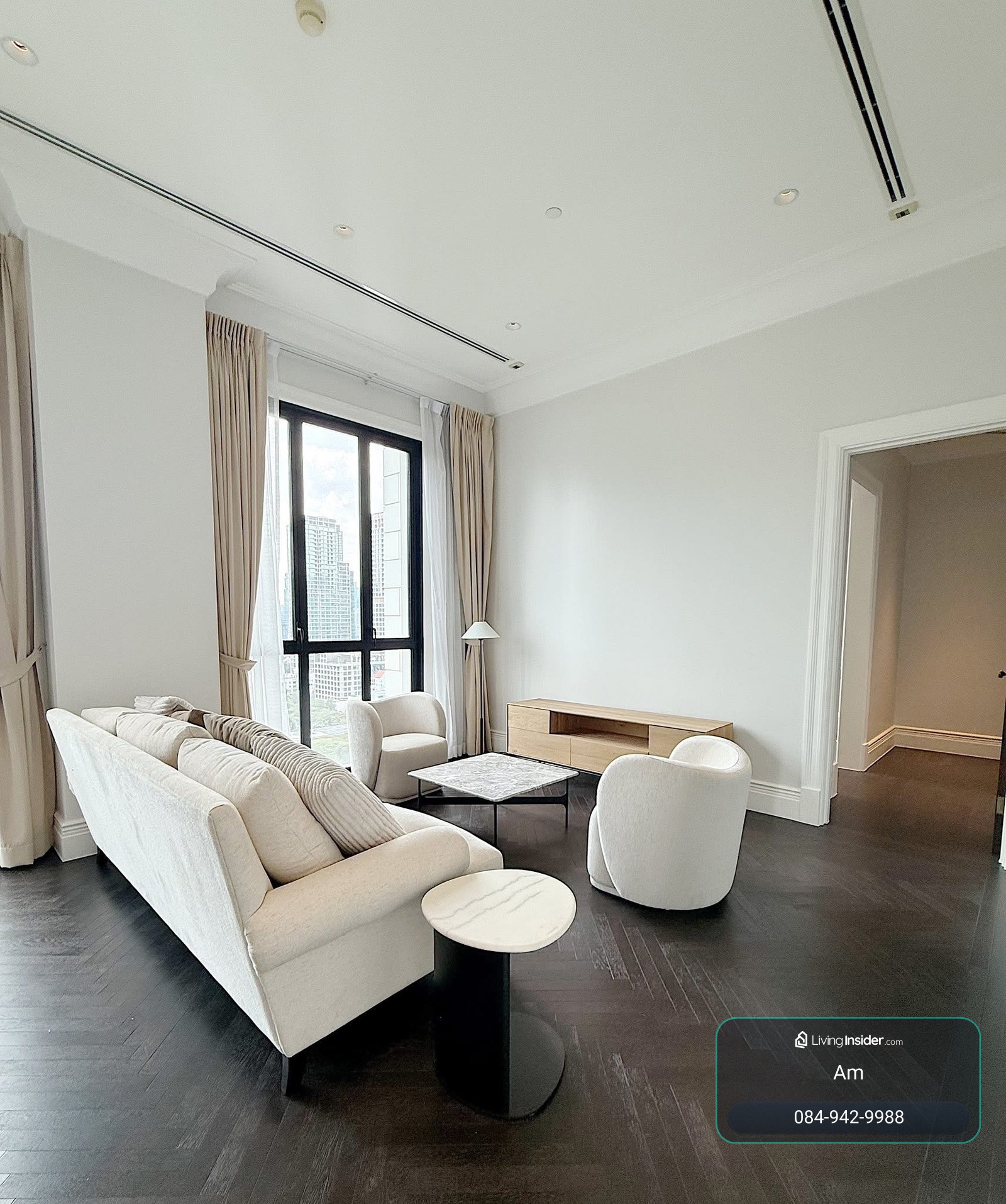 98 Wireless: 121.04sqm 2bed 3bath embassy view 280,000/mth Am: 0656199198 – รูปที่ 3