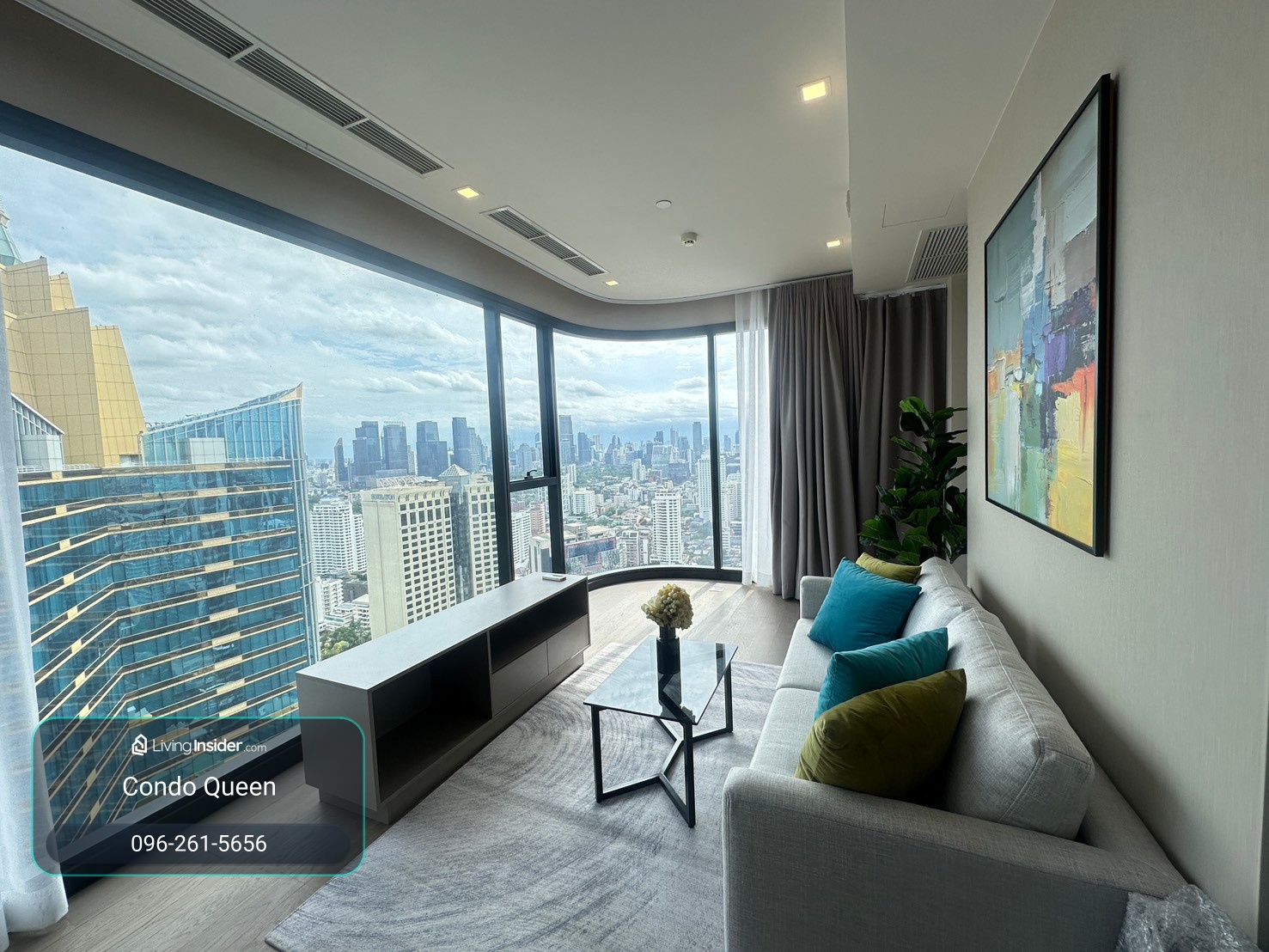 FOR RENT ** Ashton Asoke 2 bed 1bath @65,000 /month call 096-2615656   Rental Price : 70,000 Baht / Month Near MRT : Sukhumvit Station Unit Size : 64 sq.m. 2 bedrooms / 2 bathrooms Decoration : Fully Furnished   *** สำหรับสัญญาเช่าไม่ต่ำกว่า 12 เดือน ***  – รูปที่ 2