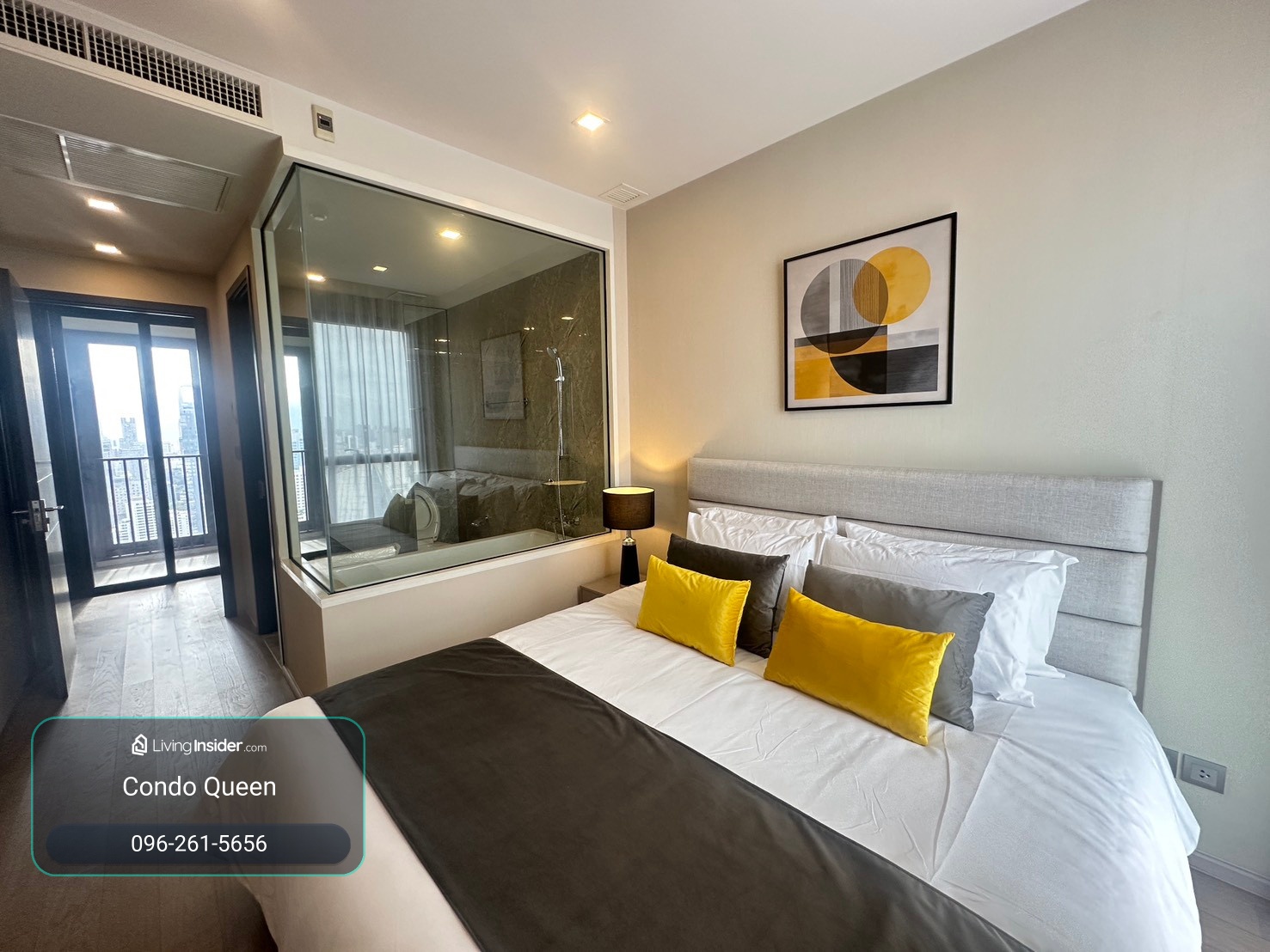 FOR RENT ** Ashton Asoke 2 bed 1bath @65,000 /month call 096-2615656   Rental Price : 70,000 Baht / Month Near MRT : Sukhumvit Station Unit Size : 64 sq.m. 2 bedrooms / 2 bathrooms Decoration : Fully Furnished   *** สำหรับสัญญาเช่าไม่ต่ำกว่า 12 เดือน ***  – รูปที่ 4