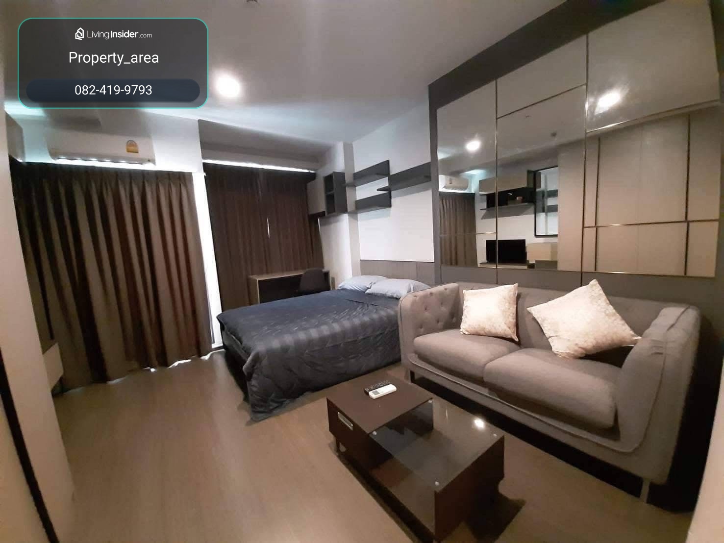 ให้เช่า  Ideo Sukhumvit 93 ชั้น 12 ตึก A  ขนาด 25 ตร.ม. ราคา 13,000 บาท   – รูปที่ 3