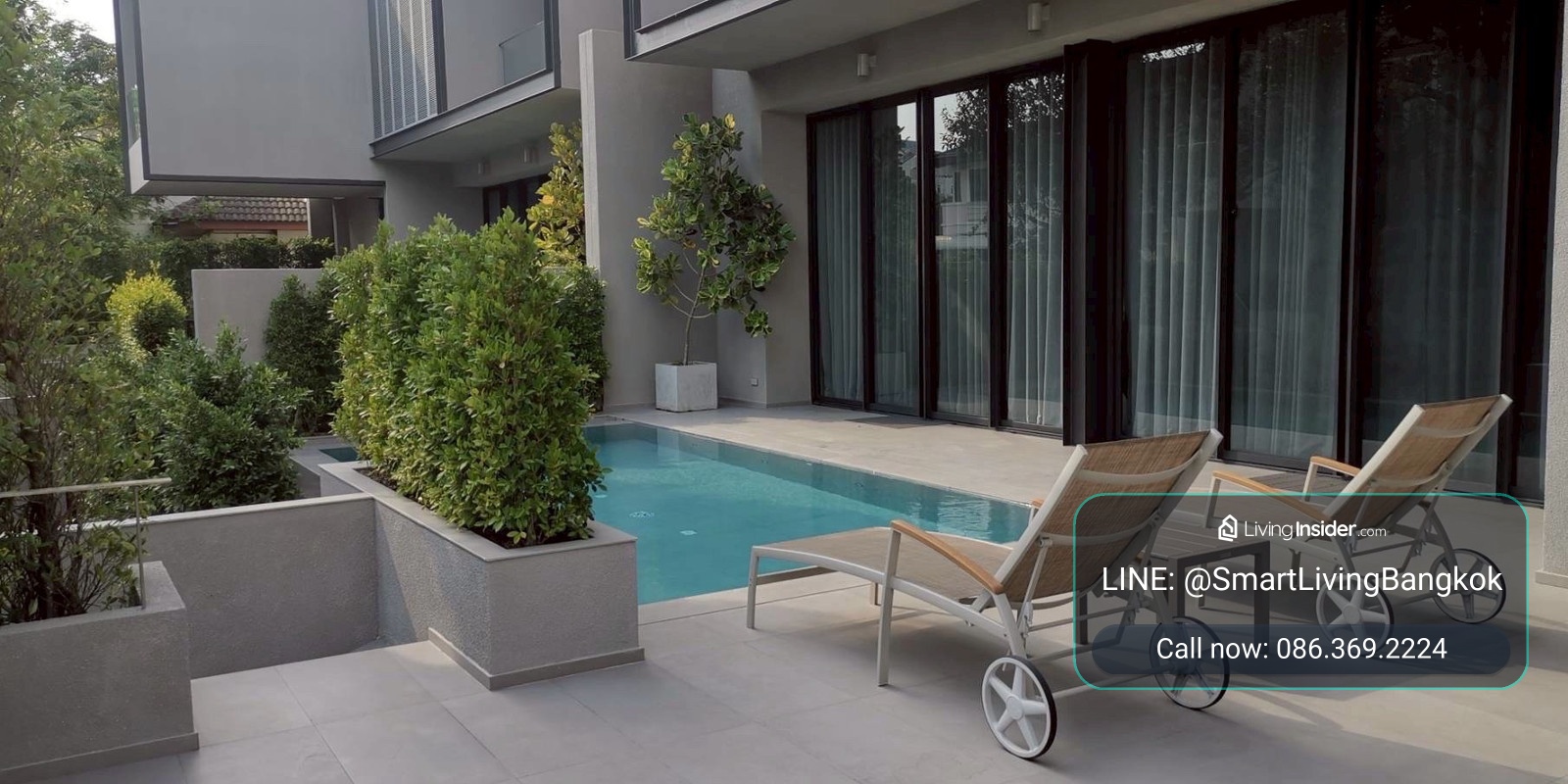 Luxury Townhome for Rent in Ekkamai with Private Pool and Lift Near BTS Ekkamai  – รูปที่ 3