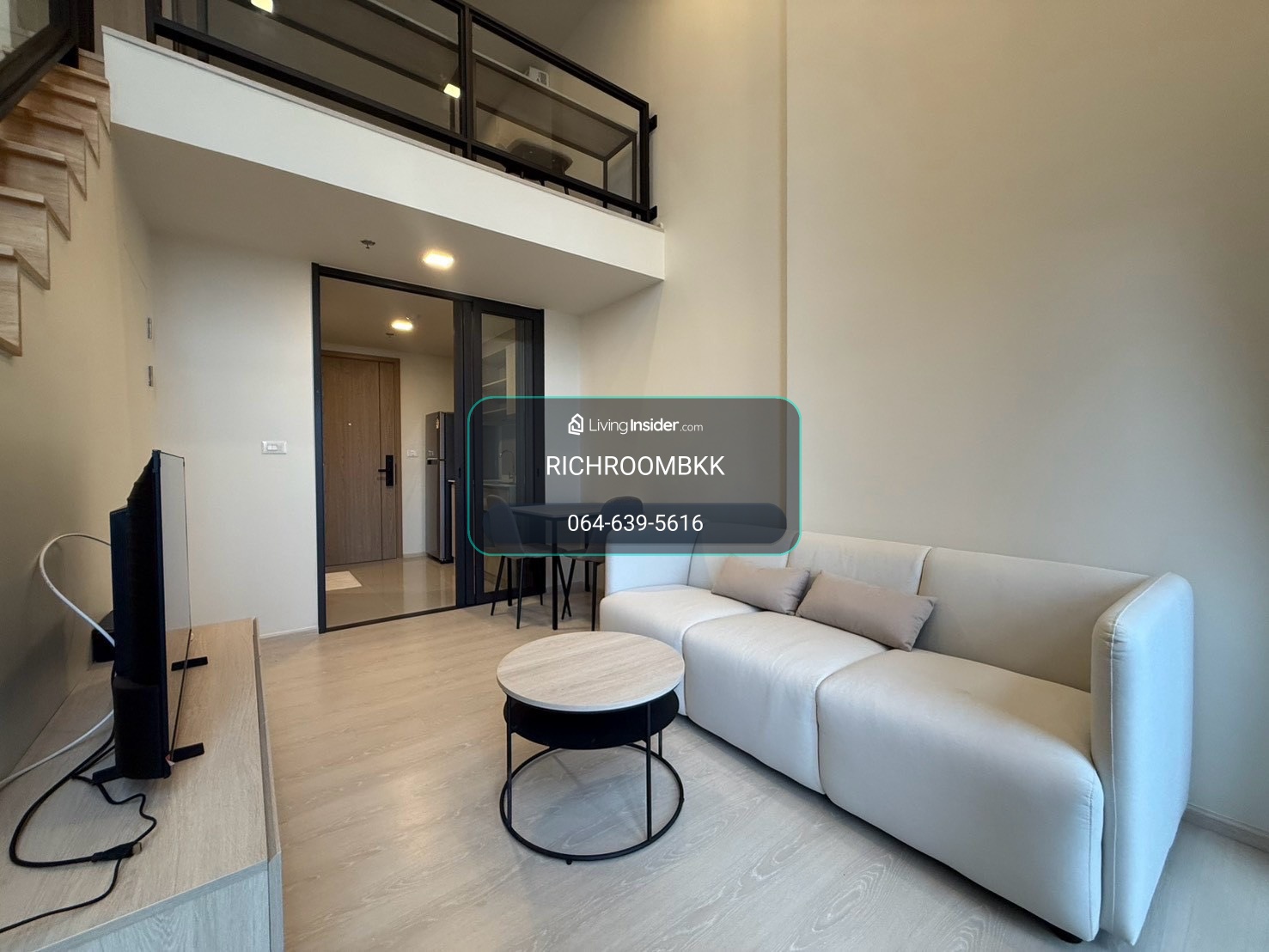 For rent: FLO Duplex, 1 bedroom, river view. – รูปที่ 2
