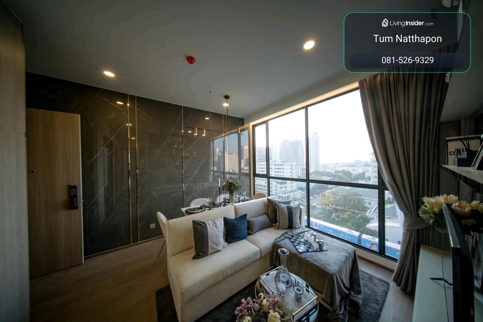 ( BEST PRICE !! ) 2 ห้องนอน 2 ห้องน้ำ 48 ตรม. Park Origin Phayathai ใกล้ BTS พญาไท และ อนุสาวรีย์ชัยสมรภูมิ – รูปที่ 2