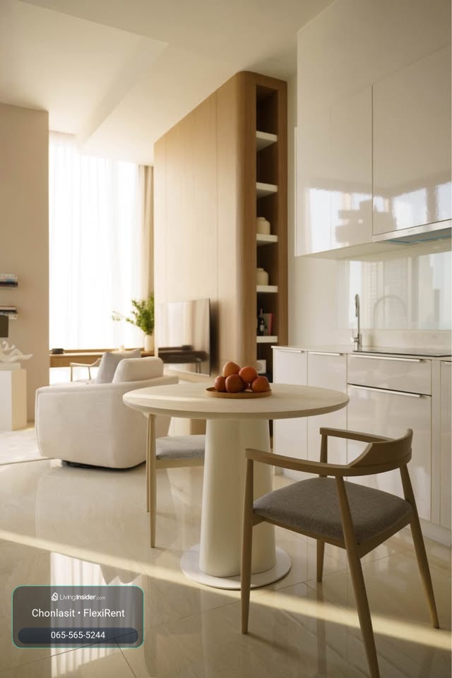 ✨ ห้องใหม่ แต่งโดย Interior Designer | 2 ห้องนอน 72 ตร.ม. ชั้น 21 ทิศใต้ | Ashton Silom | พร้อมอยู่ | 80,000 บ./เดือน – รูปที่ 3