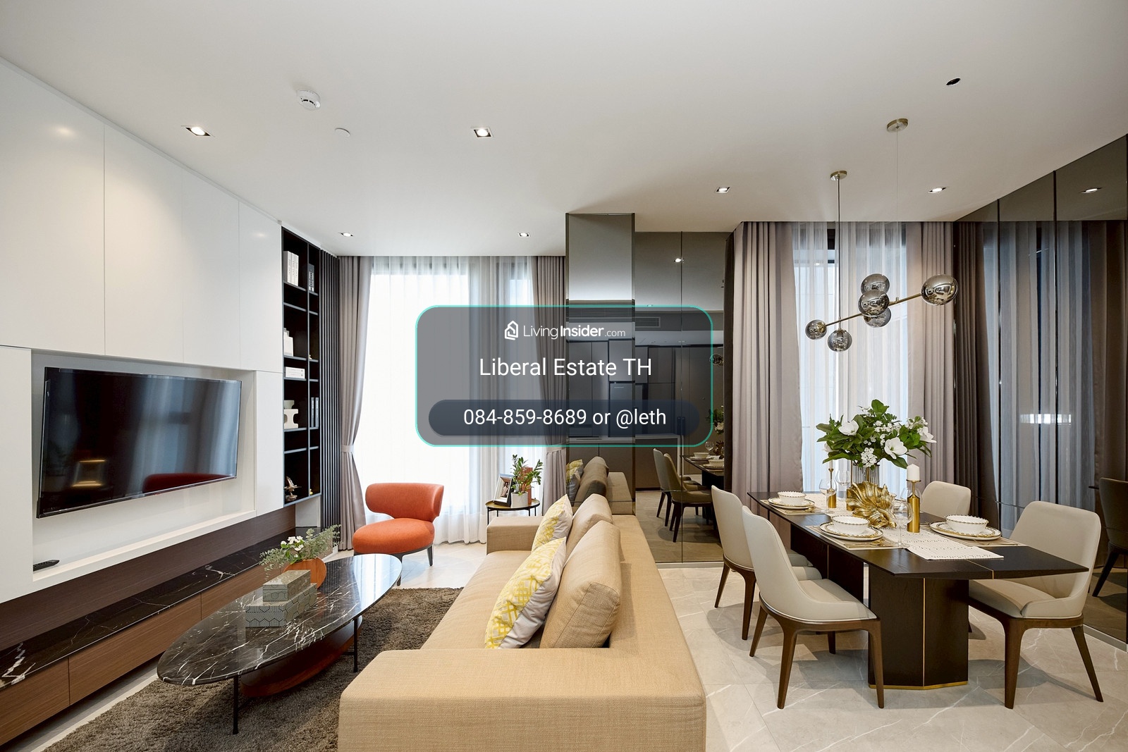 LTH14617-R268 - Luxury Condo for Sale Thonglor | HYDE Heritage Thonglor | 78.92 sq.m. | 2 Bed 2 Bath | BTS Thonglor | 20.5 MB | คอนโดหรูขาย ทองหล่อ – รูปที่ 4