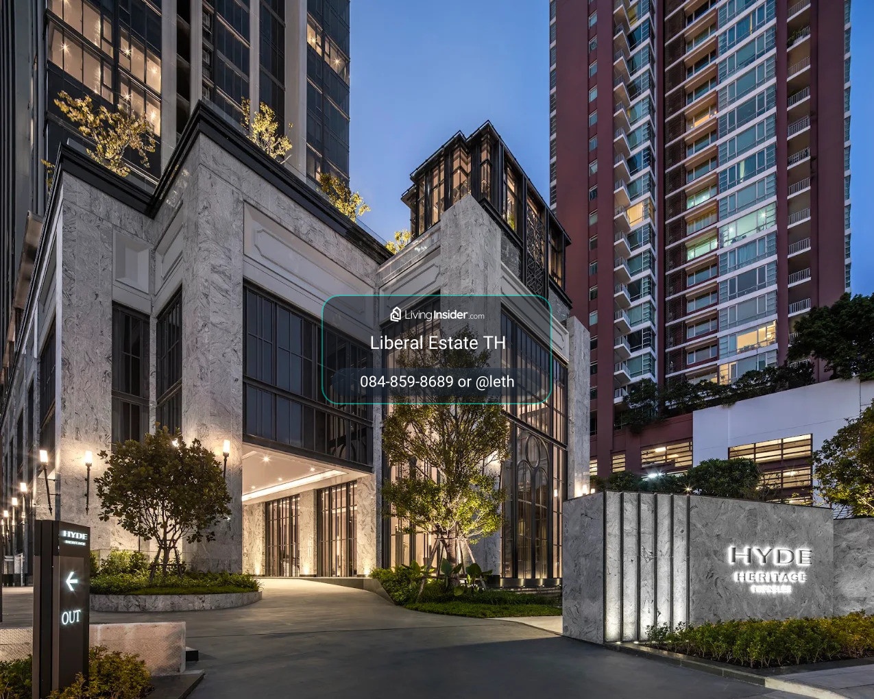 LTH16048 - Luxury Condo for Sale Thonglor | HYDE Heritage Thonglor | 82.74 sq.m. | 2 Bed 2 Bath | BTS Thonglor | 20.5 MB | คอนโดหรูขาย ทองหล่อ – รูปที่ 3