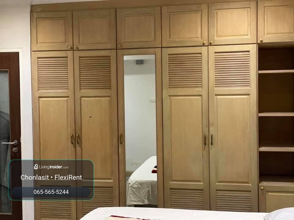 🏙️ Merlin Tower 1, 2-bedroom, 2-bathroom unit, 80 sq.m., 7th floor, Chong Nonsi area. Ready to move in early September.  ✨ Spacious 80 sq.m. unit with 2 bedrooms, 2 bathrooms, separate kitchen and living room. Ideal for families or those seeking spacious  – รูปที่ 3