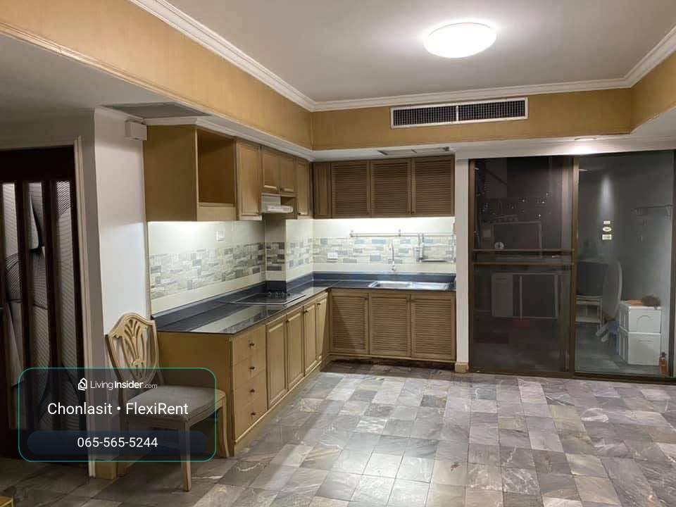 🏙️ Merlin Tower 1, 2-bedroom, 2-bathroom unit, 80 sq.m., 7th floor, Chong Nonsi area. Ready to move in early September.  ✨ Spacious 80 sq.m. unit with 2 bedrooms, 2 bathrooms, separate kitchen and living room. Ideal for families or those seeking spacious  – รูปที่ 2