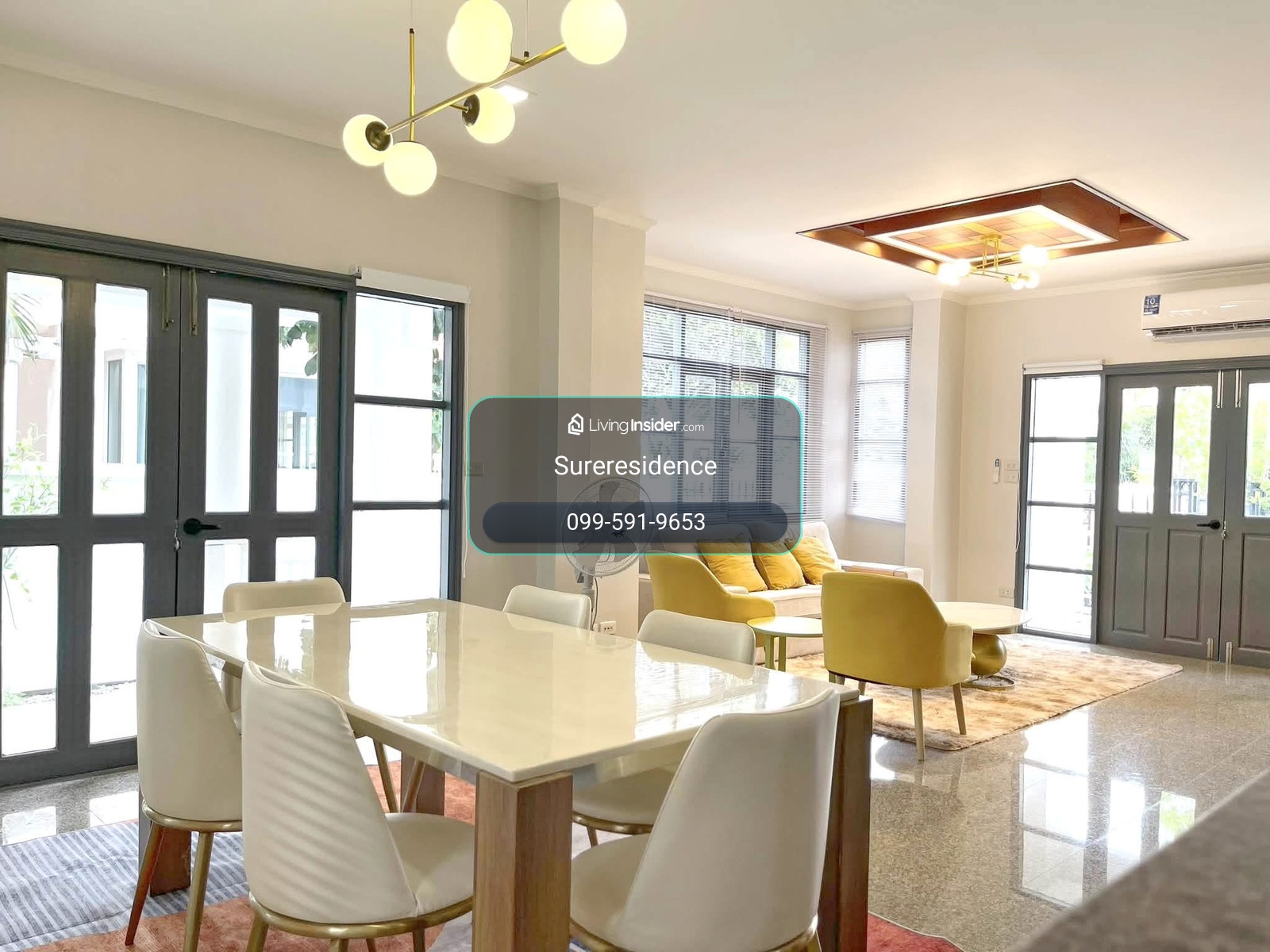 H0823♛Single house for rent, 3 bedrooms⚝Phatthanakan♜MRT Hua Mak∞099-5919653,065-9423251▚Line@sureresidence – รูปที่ 4