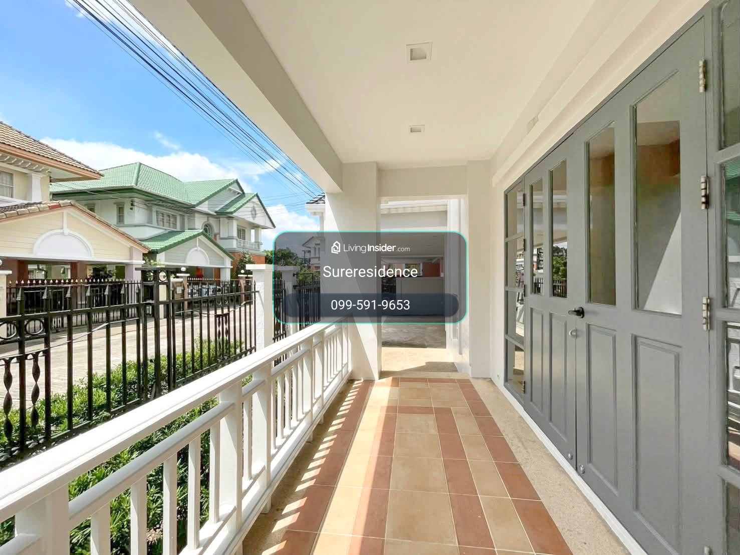 H0823♛Single house for rent, 3 bedrooms⚝Phatthanakan♜MRT Hua Mak∞099-5919653,065-9423251▚Line@sureresidence – รูปที่ 2