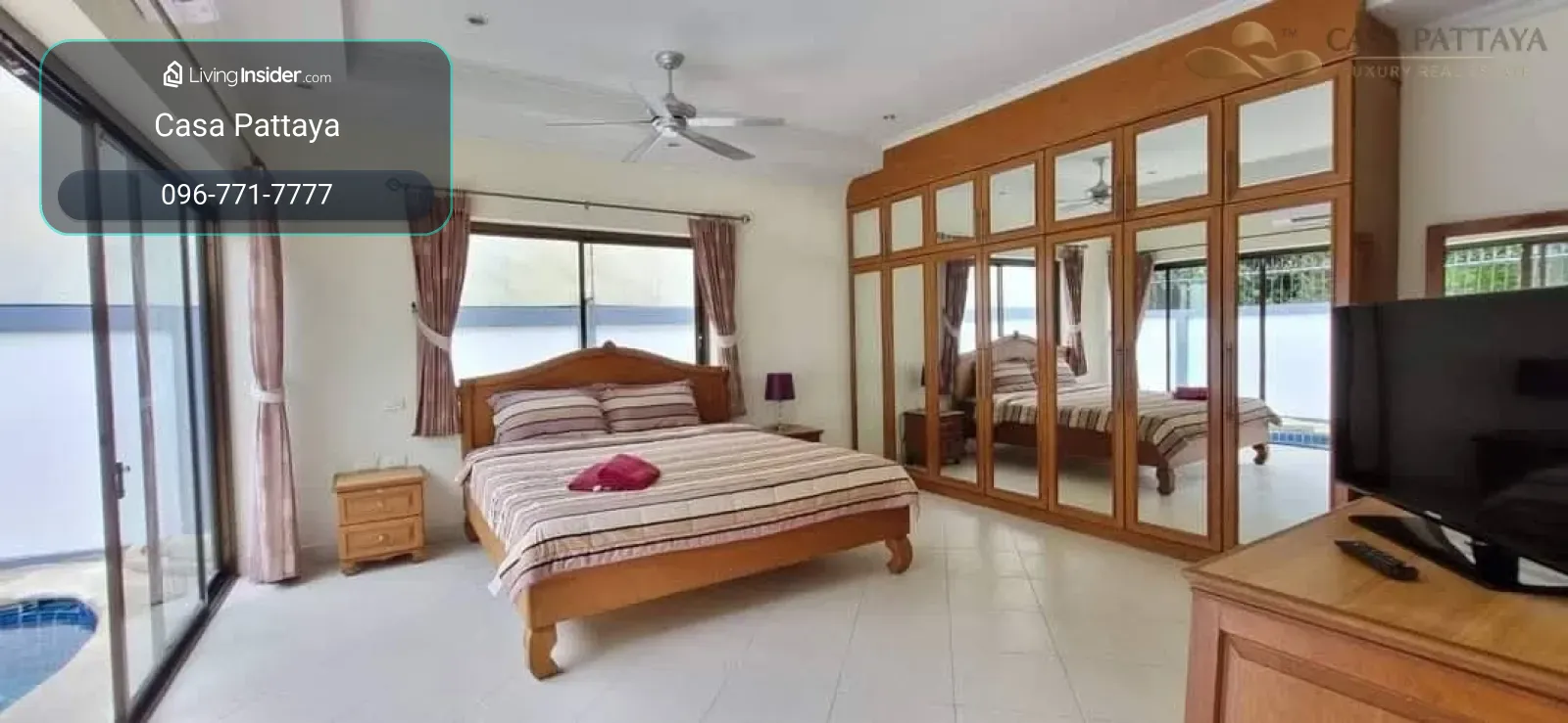 ให้เช่าพูลวิลล่า 5 ห้องนอน ใกล้หาดจอมเทียน (เลี้ยงสัตว์ได้) – รูปที่ 2
