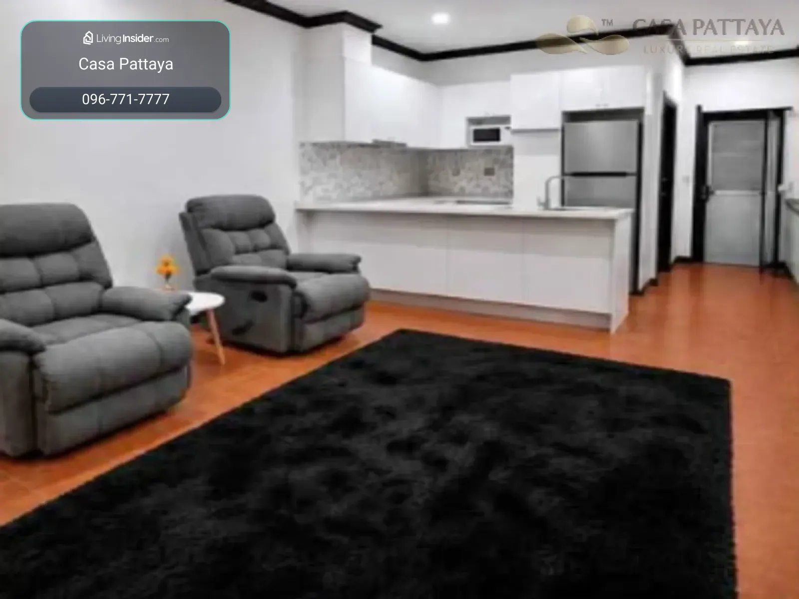 ขายคอนโดห้องกว้าง วิวสวน | บ้านสวนลลนา จอมเทียน – รูปที่ 4