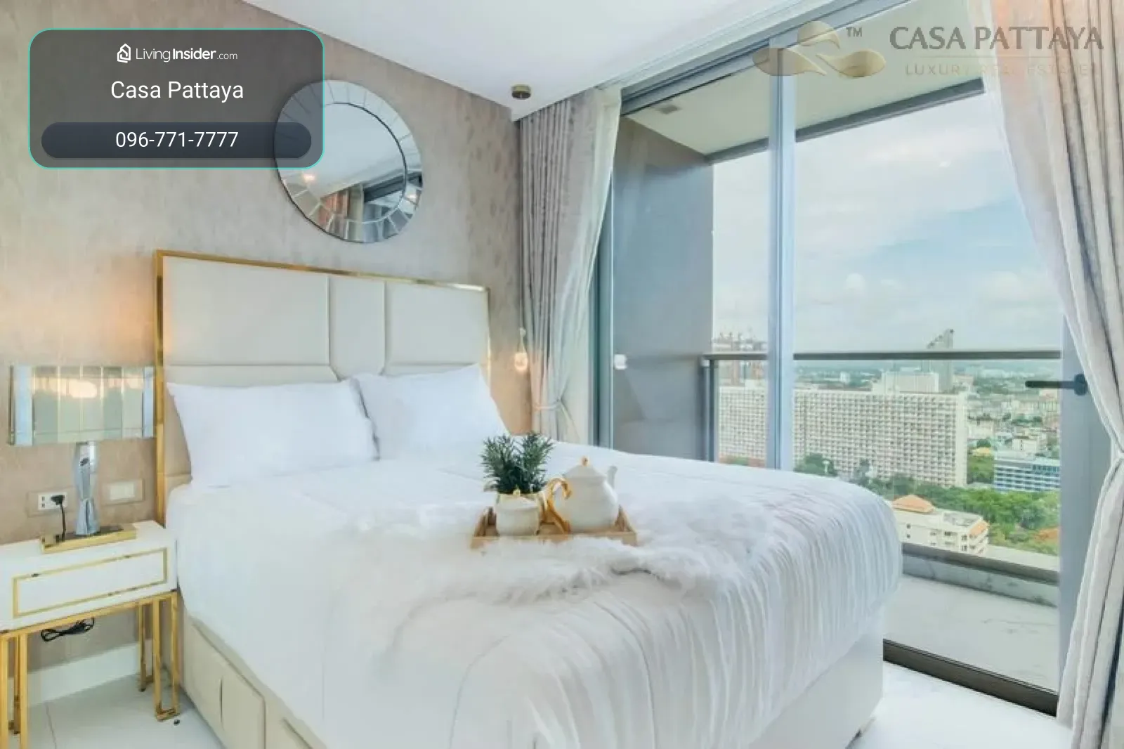 ให้เช่าคอนโดหรู Copacabana Beach Jomtien วิวทะเลพร้อมอ่างจากุชชี่ – รูปที่ 4