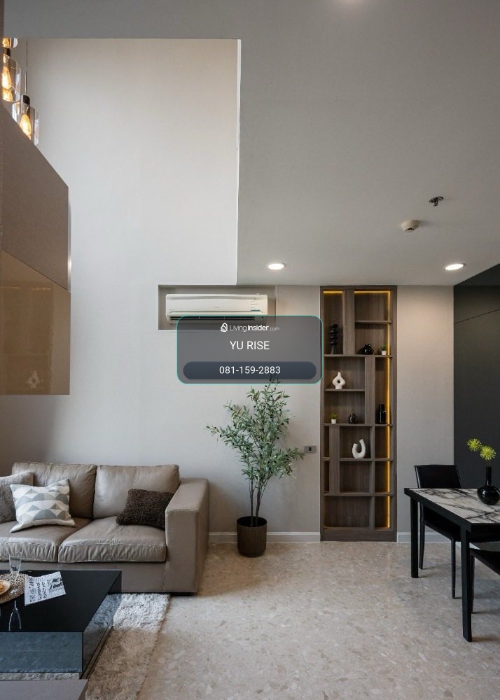 The Crest sukhumvit 34 ปล่อยเช่า ห้องเพดานสูง ห้องDuplex พื้นที่กว้าง 2 ห้องนอน 2 ห้องน้ำ พร้อมเข้าอยู่ – รูปที่ 2