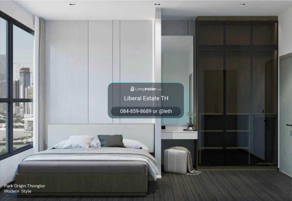 LTH16057 - Luxury Condo for Rent Thonglor | Park Origin Thonglor | 66.66 sq.m. | 2 Bed 2 Bath | BTS Thonglor | 72K | คอนโดหรูให้เช่า ทองหล่อ – รูปที่ 4