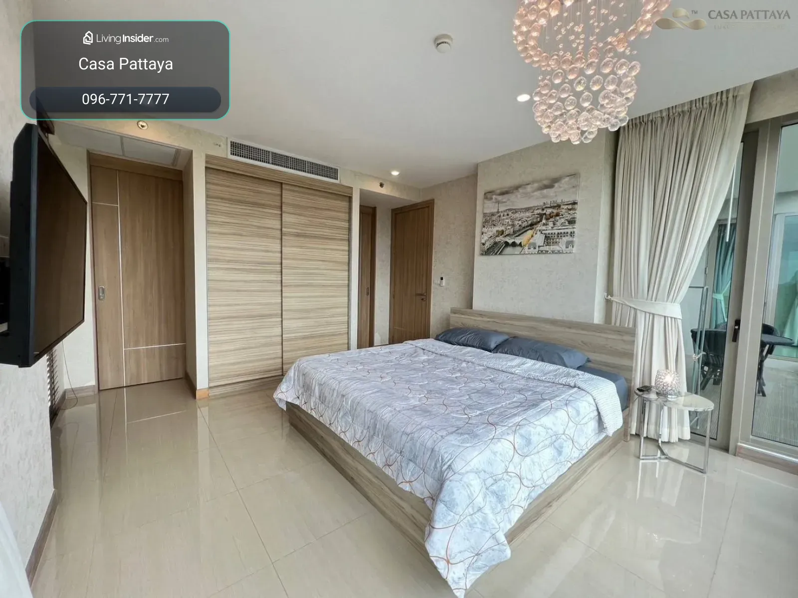 ขายคอนโดหรู The Riviera Jomtien พื้นที่กว้าง ระเบียงใหญ่ – รูปที่ 3